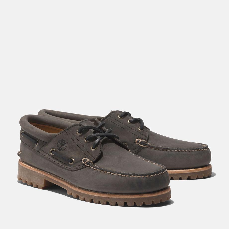 Timberland 3 eye Lug Handsewn Boat Shoe in Brown for Men Lyst UK