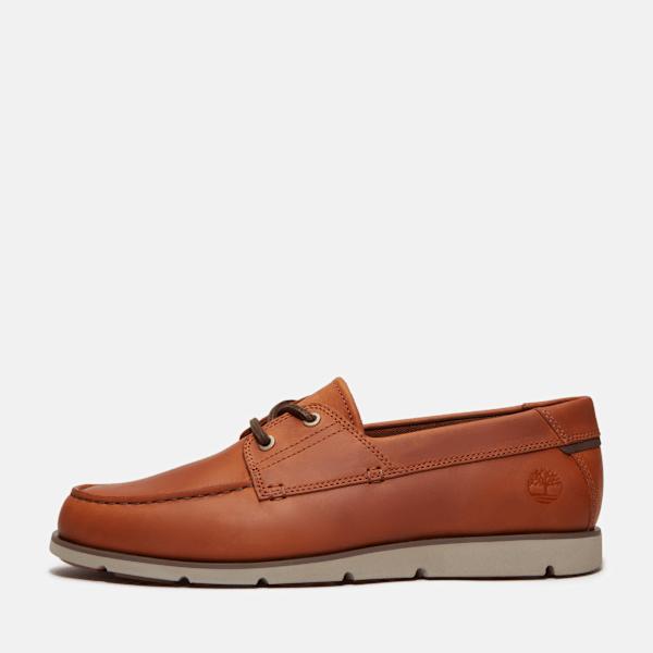 Timberland Grafton Bay Lace-up Shoe For Men In Orange, Man, No