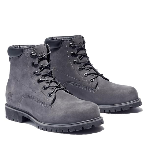 Grey timberland boots mens discount