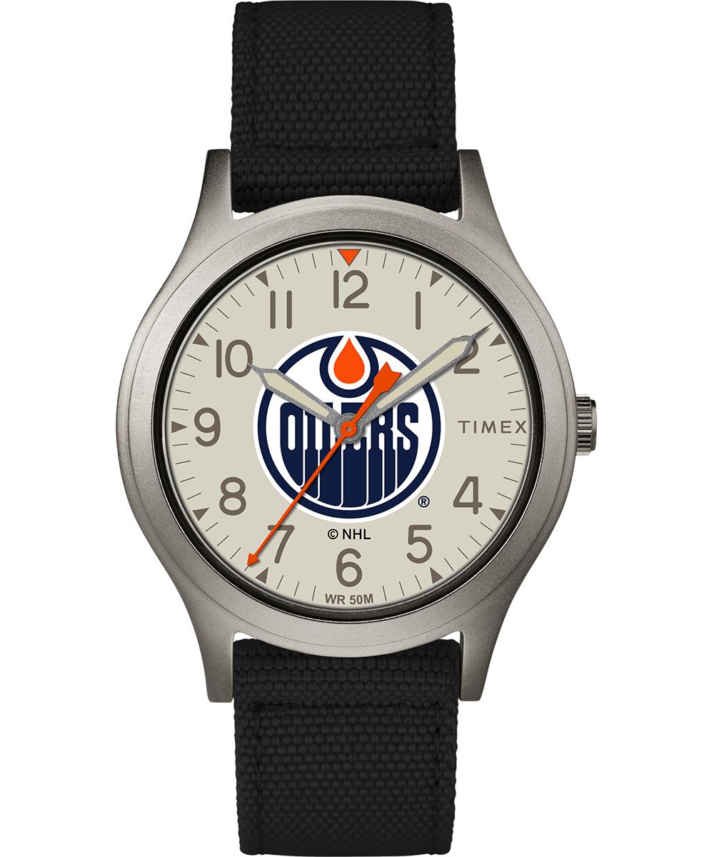 Timex Synthetic Watch Ringer Edmonton Oilers Gray/black/other Lyst
