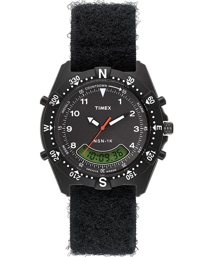 Timex Watch Nsn1k 39mm Hookandloop Fabric Strap N/a in Black for Men