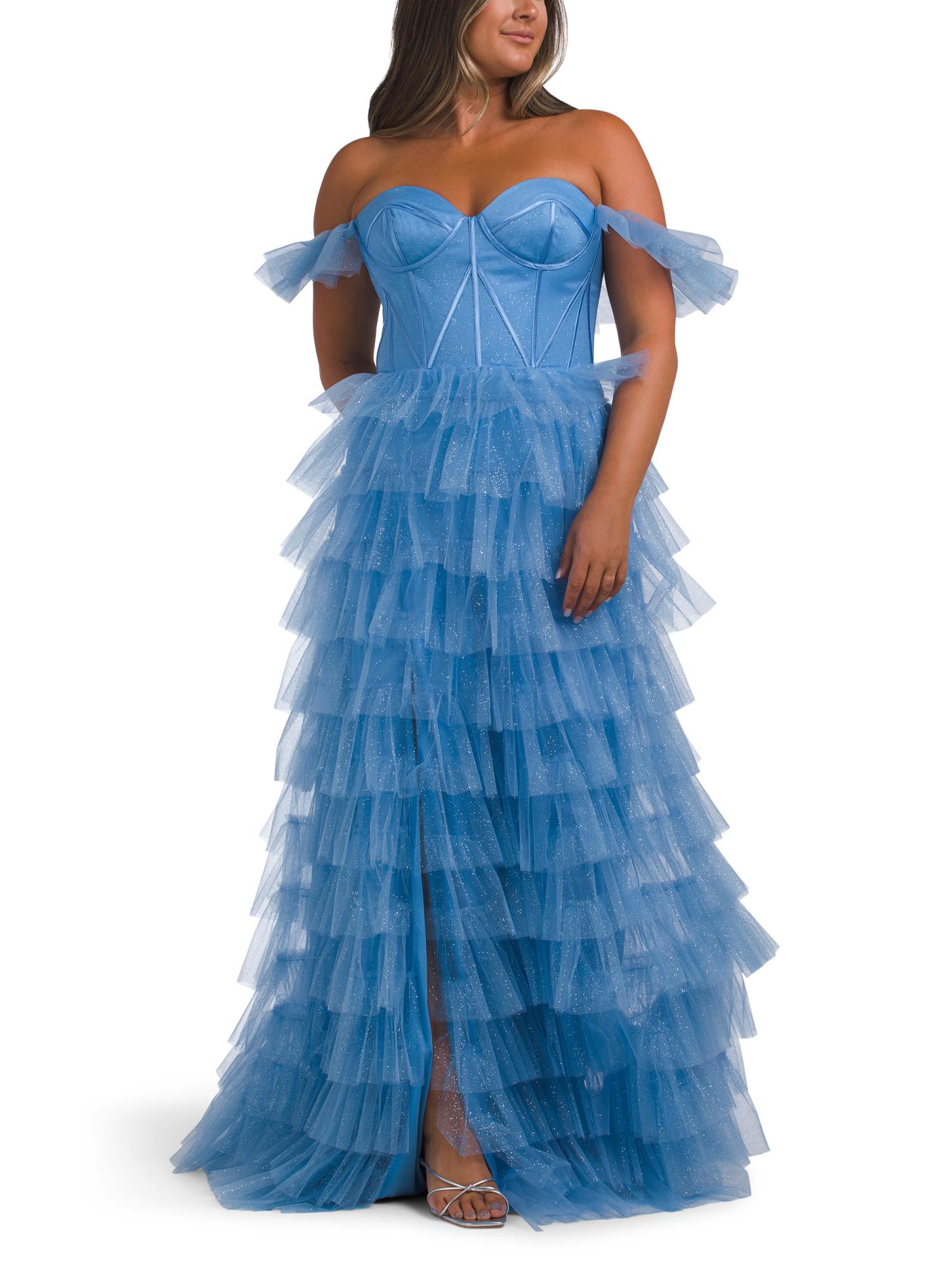dress for prom black Sherri Hill Fit and Flare Corset Prom Dress 57012