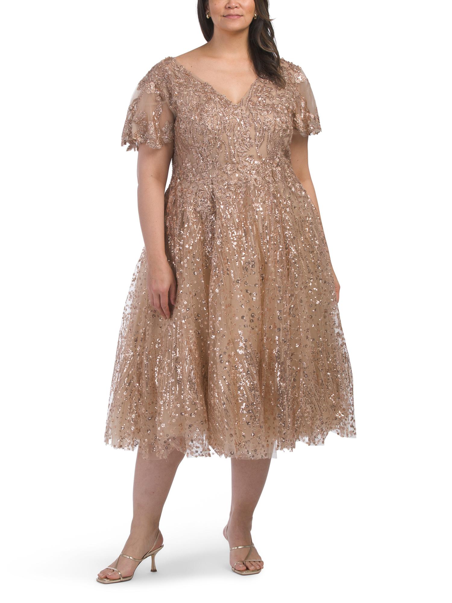 tjmaxx sequin dress TJMAXX Sequin Beaded Mini Dress For Women