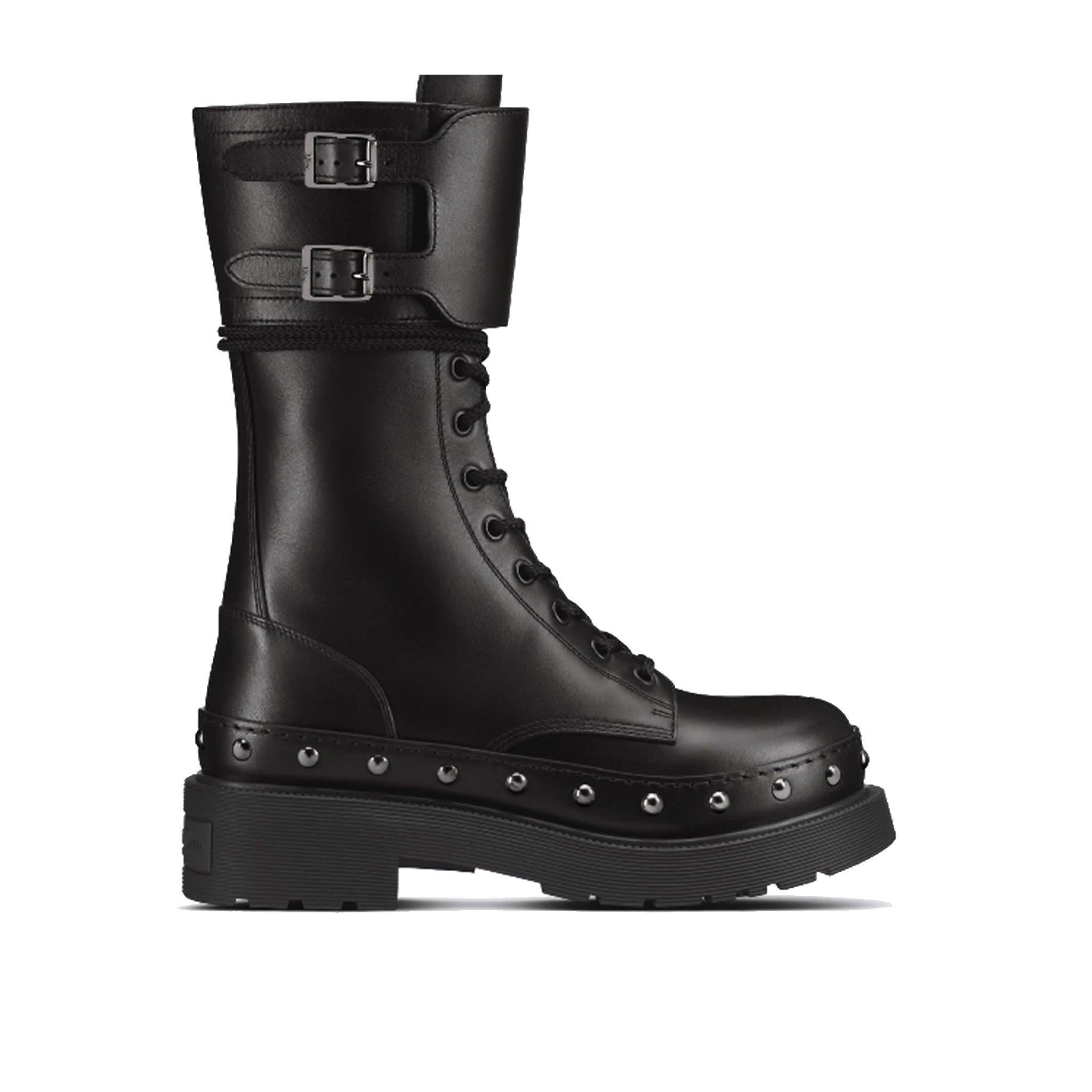 Dior Quake Leather Boots in Black | Lyst