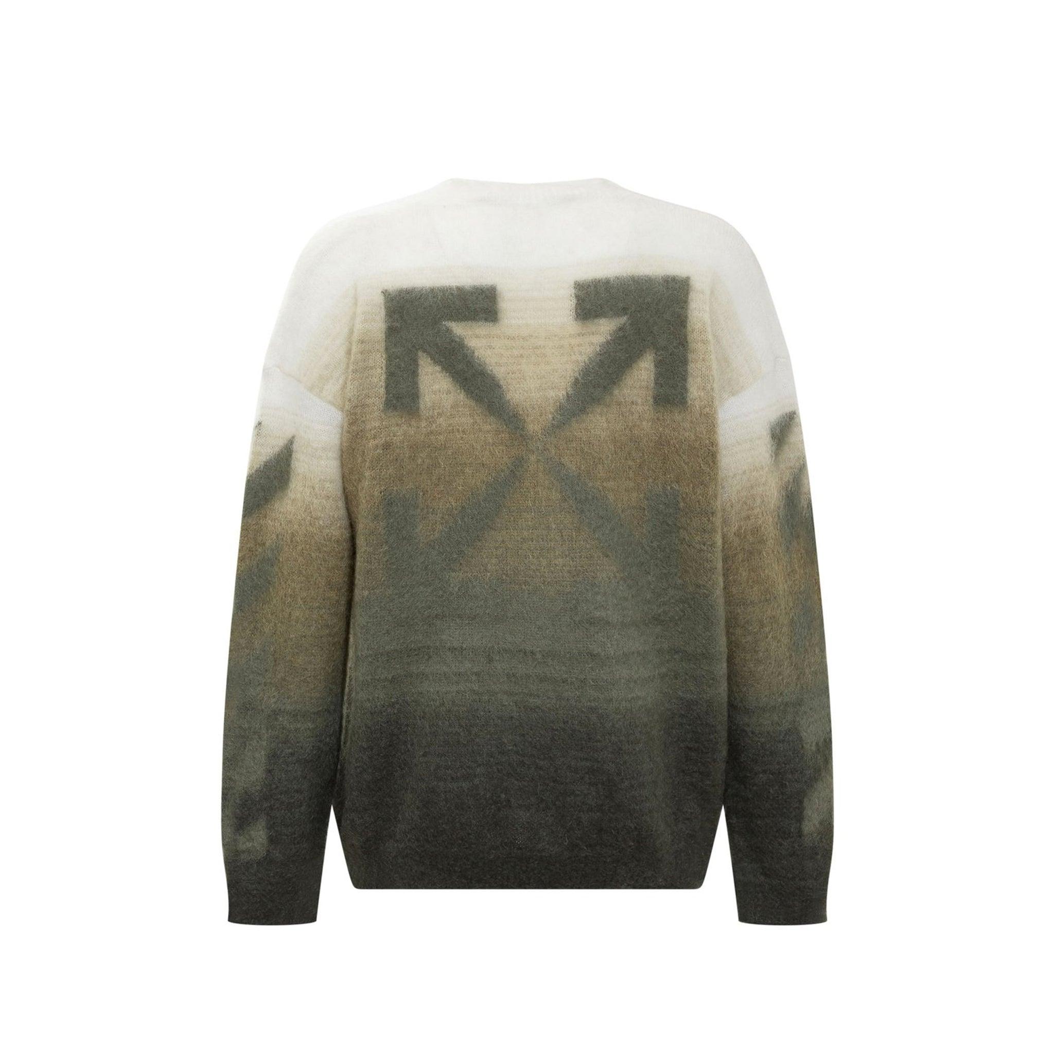 Maglione effetto sfumato da Uomo di Off-White c/o Virgil Abloh in Verde |  Lyst