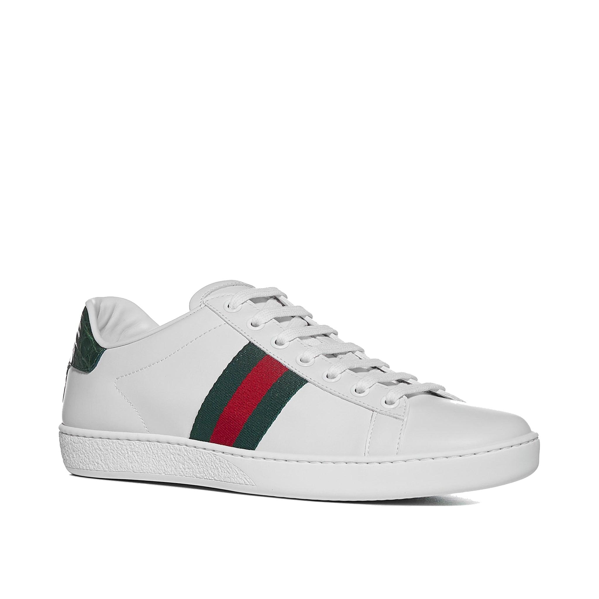 Gucci Leather Ace in White | Lyst