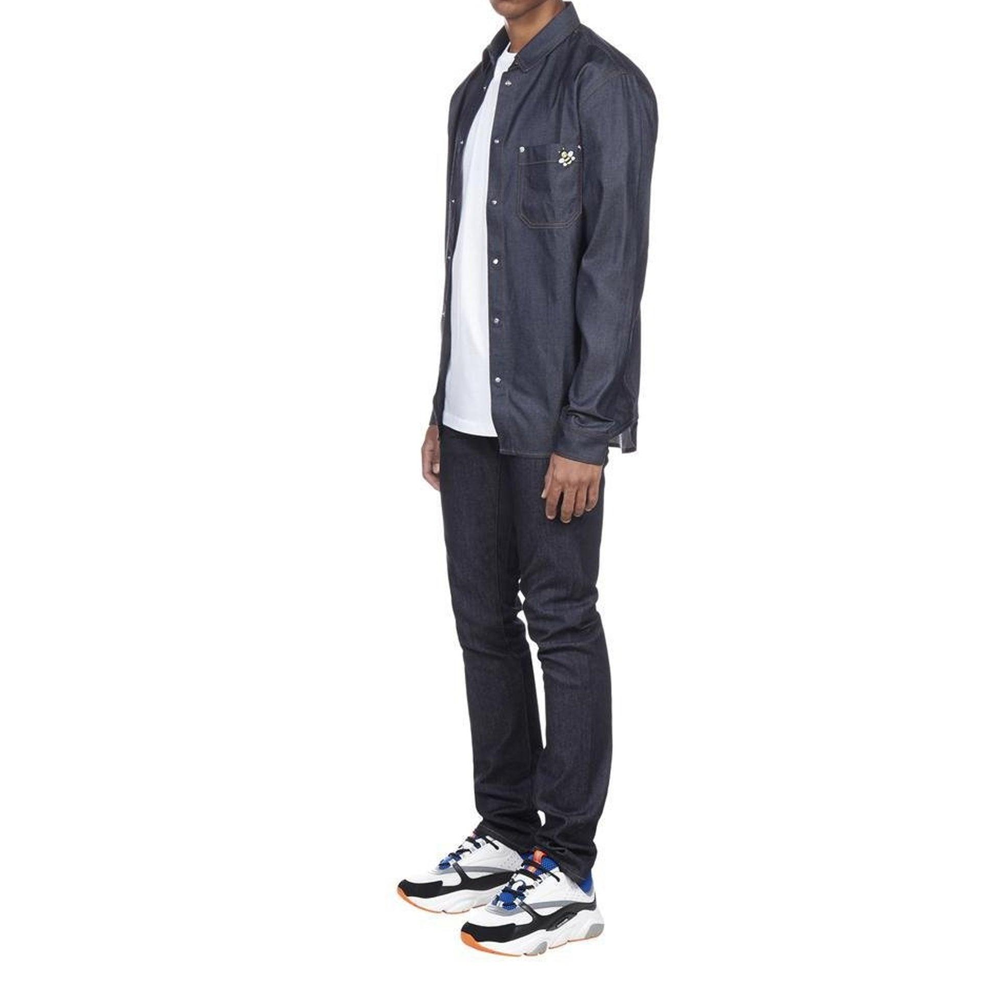 Dior Homme X Kaws Bee Logo Jeans in Blue for Men | Lyst