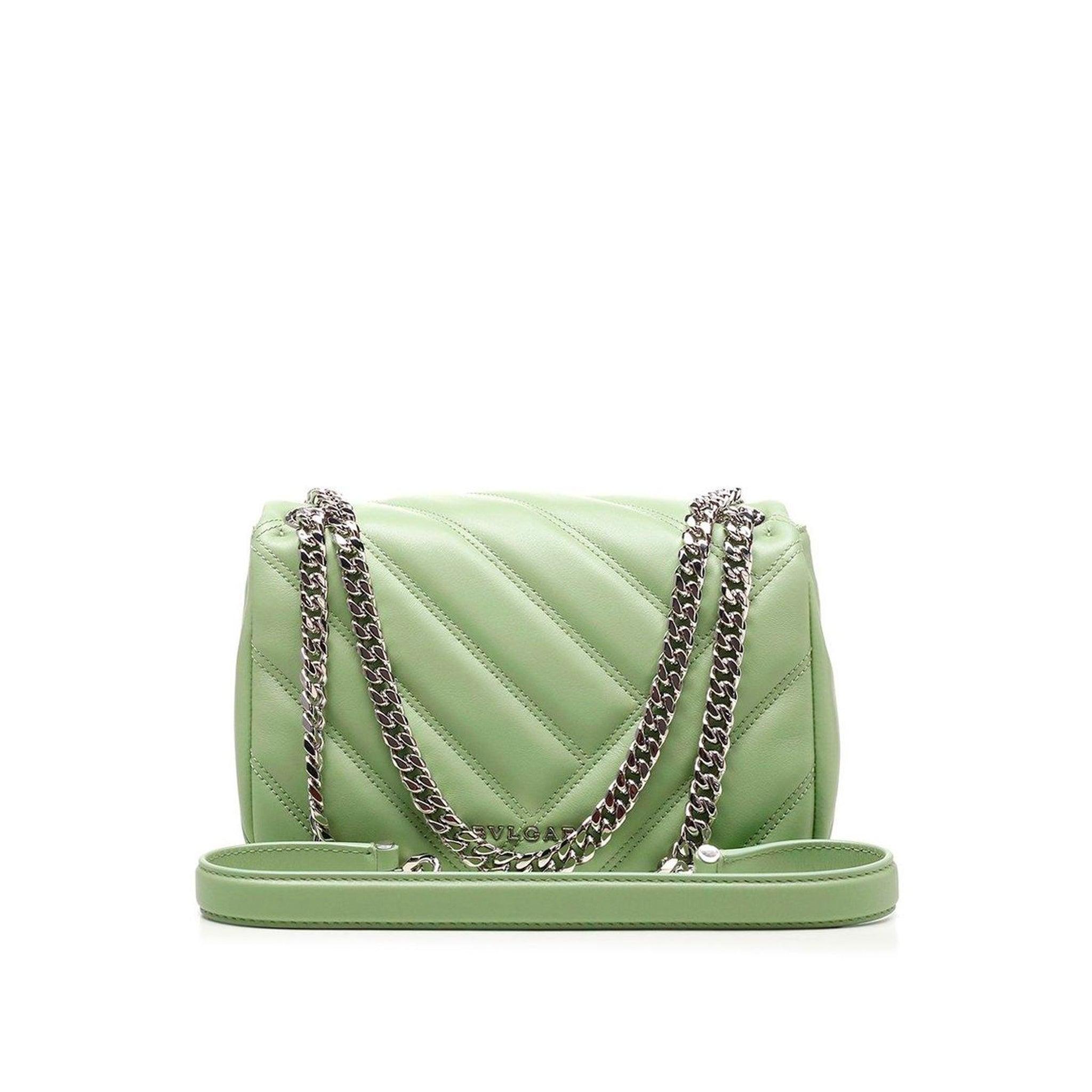Bvlgari Serpenti Cabochon Bag In Green