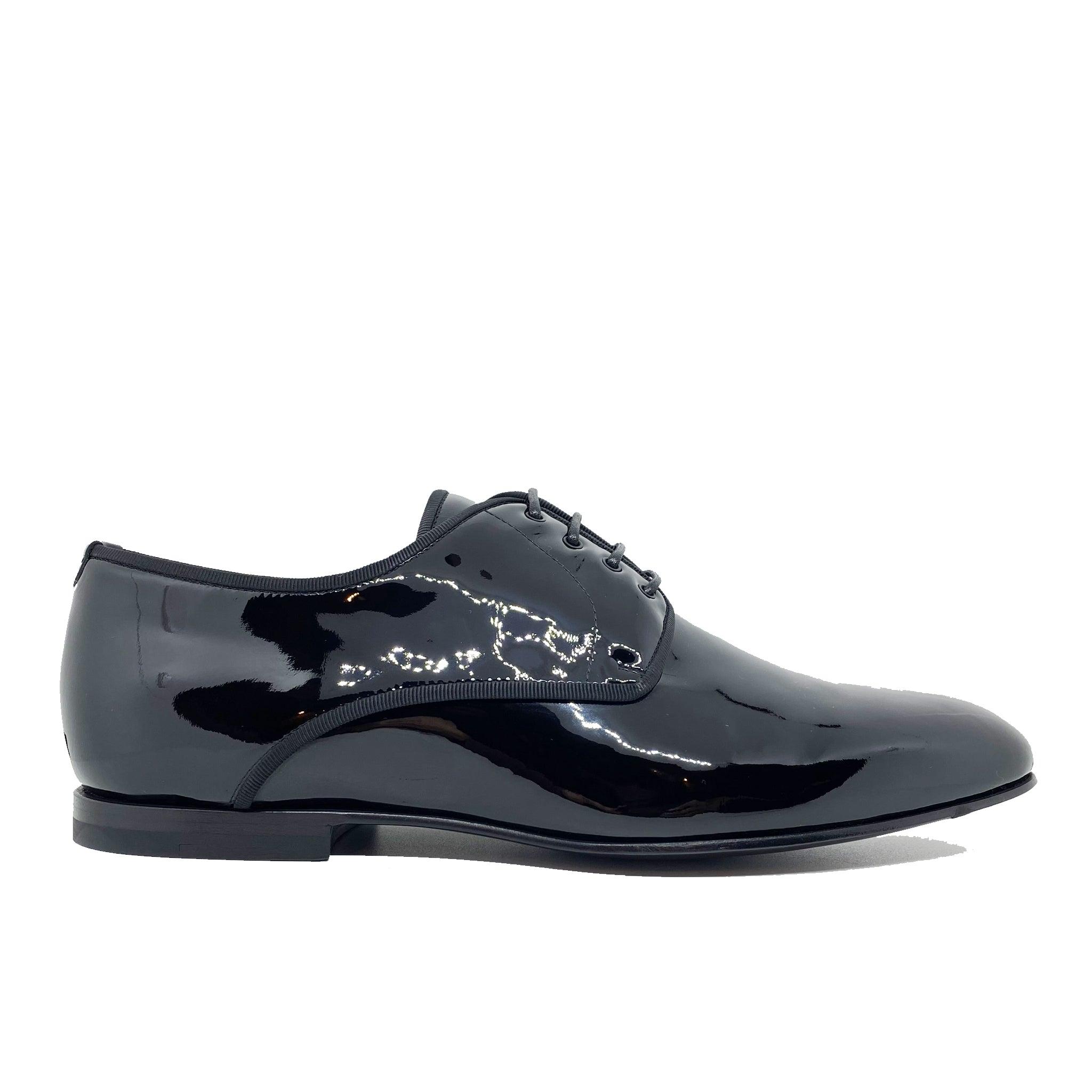 Dior Leather Derby Shoes in Black for Men | Lyst