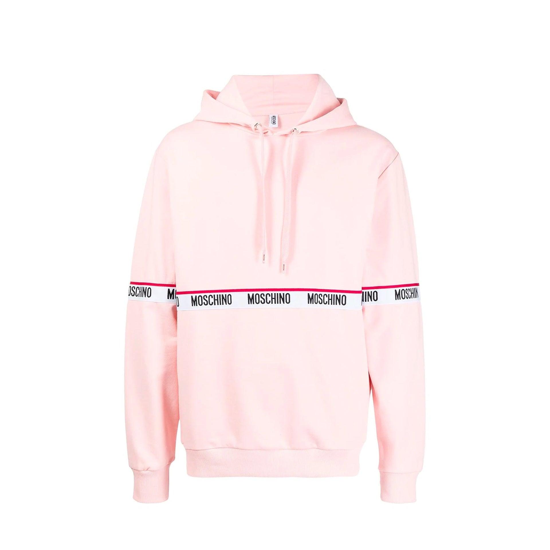 Pink moschino online hoodie