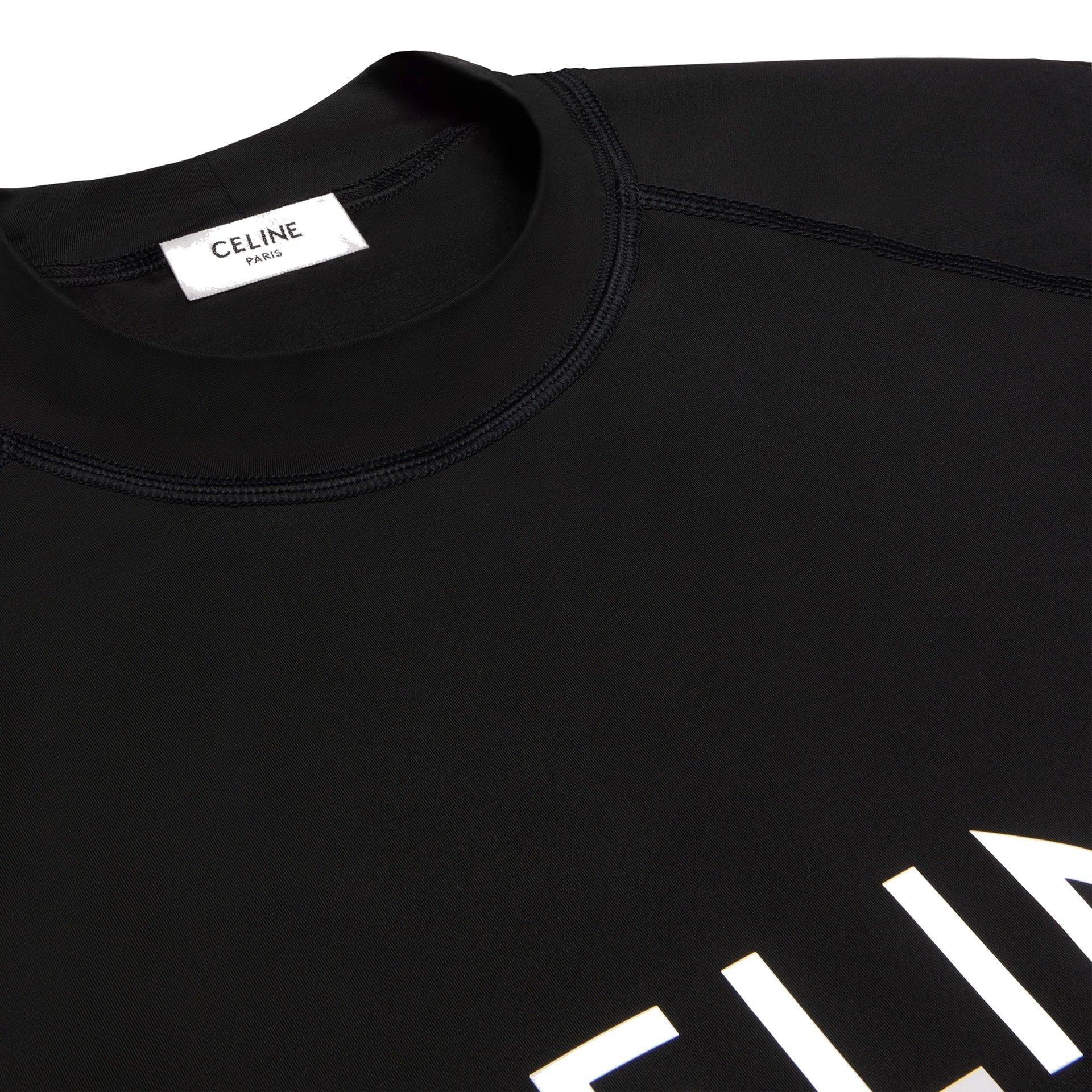 Celine Surf Logo Stretch-Jersey T-Shirt in Blue for Men | Lyst