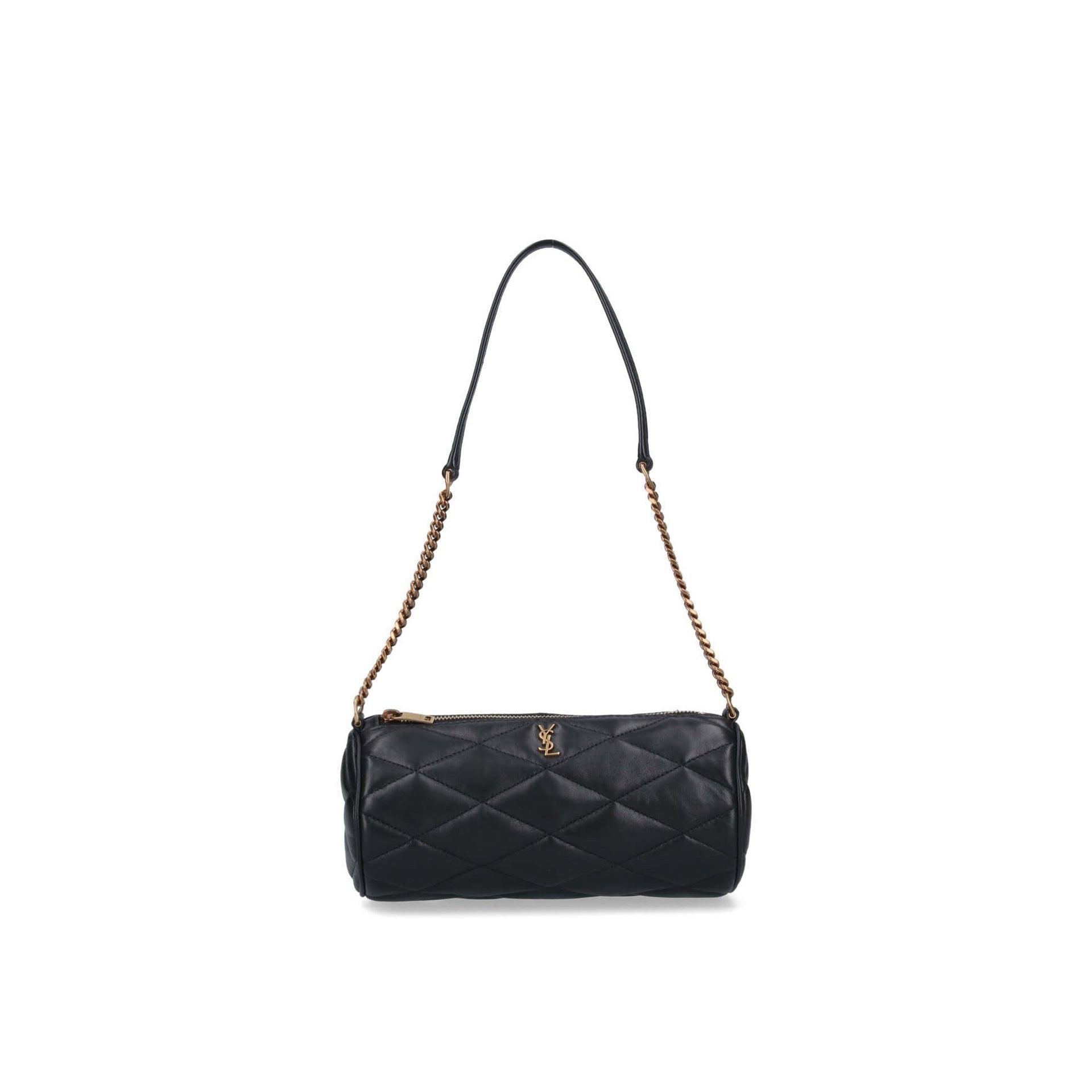 Saint Laurent Sade Mini YSL Tube Patent Shoulder Bag