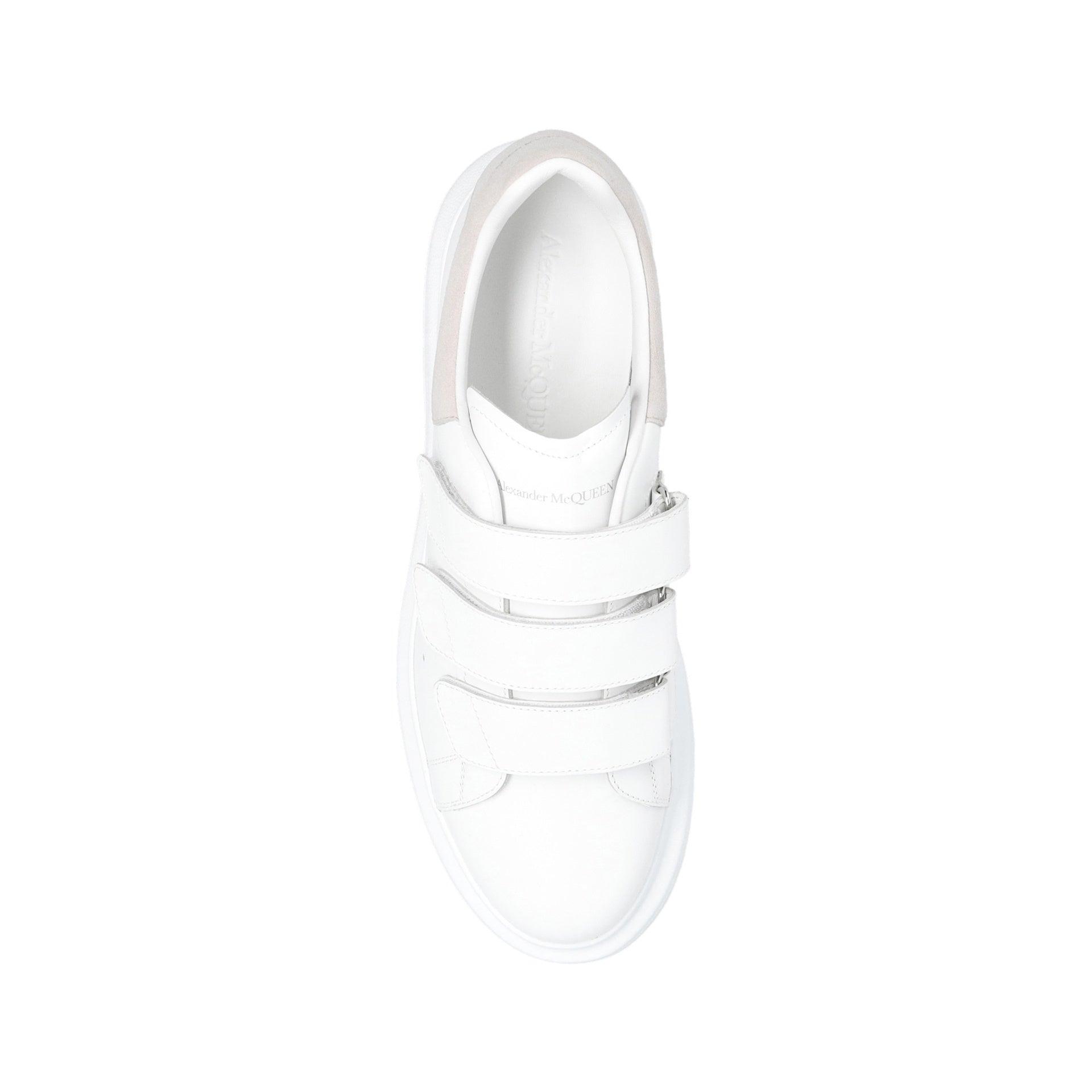 Alexander McQueen Larry Velcro Strap Sneakers in White | Lyst