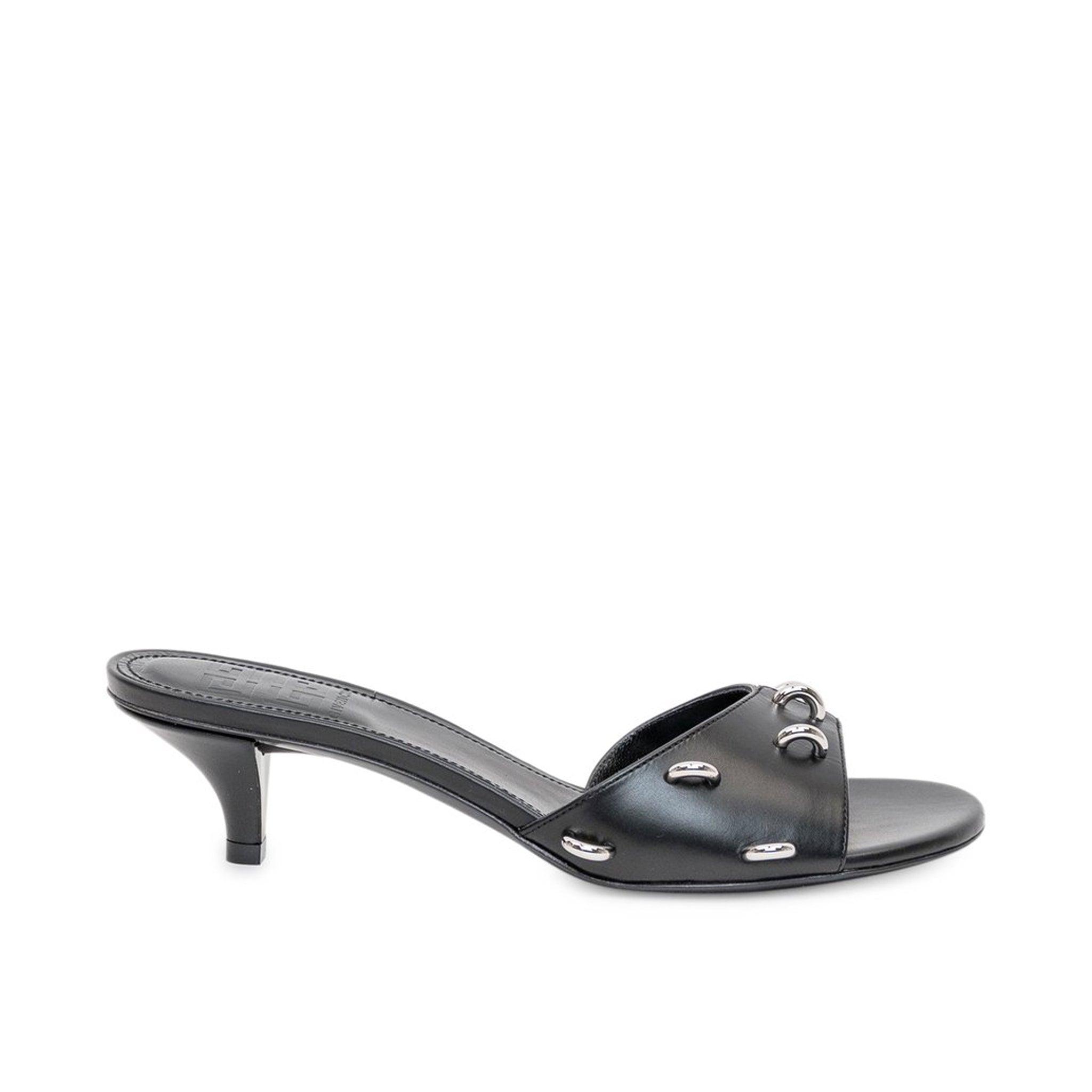 Givenchy Show Heel Mules in Gray | Lyst