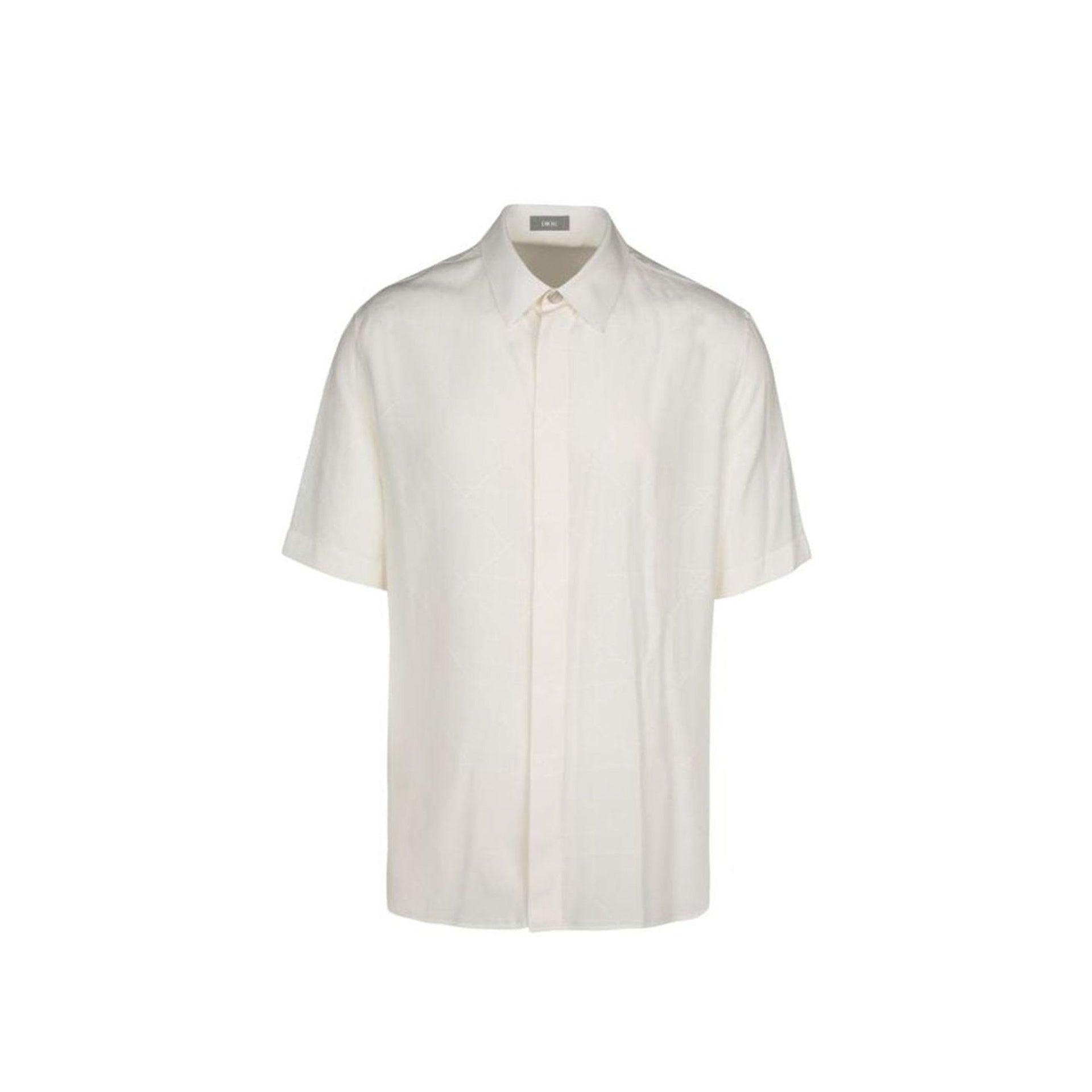 Dior Silk Shirt in White for Men Lyst UK