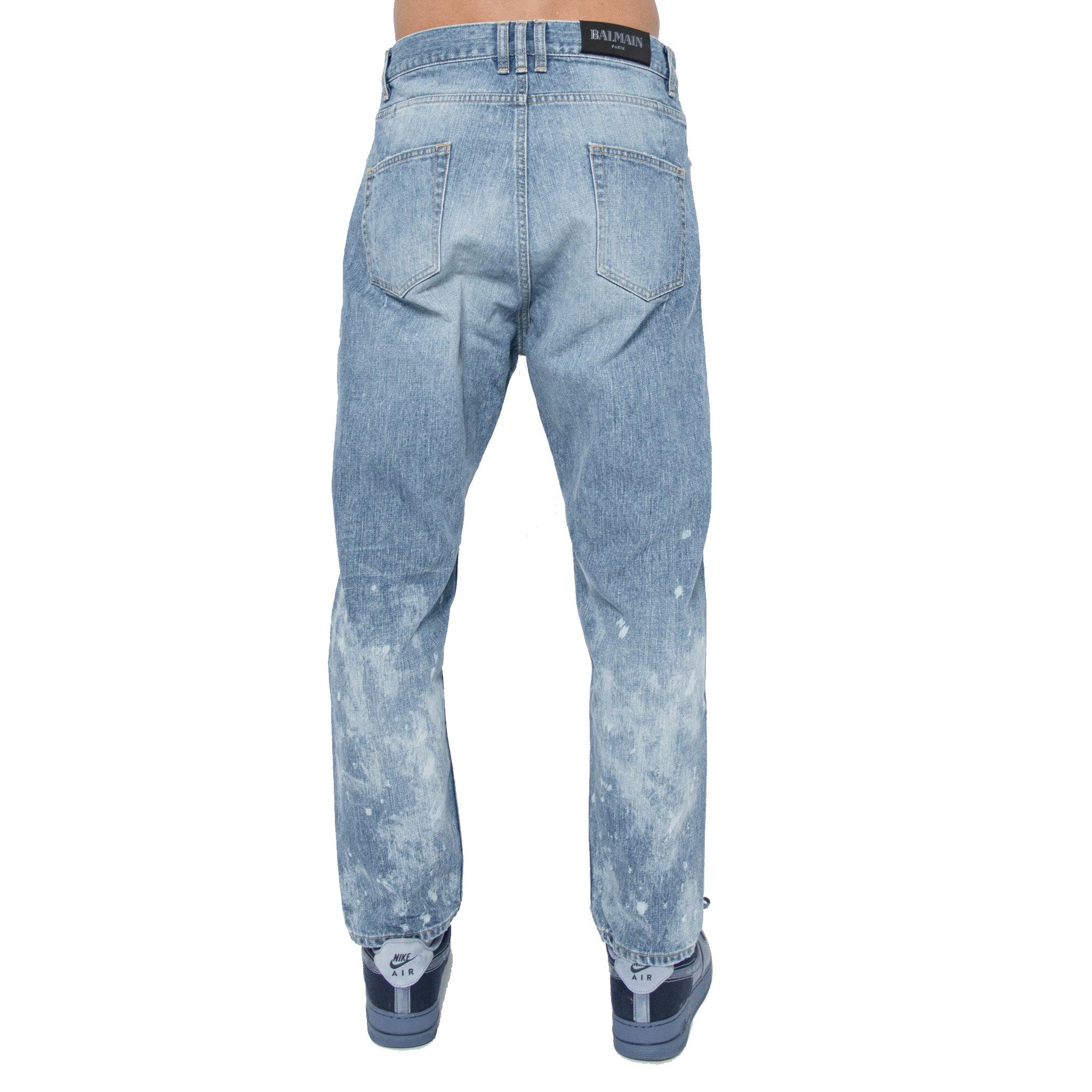 Balmain Denim Jeans in Blue for Men | Lyst