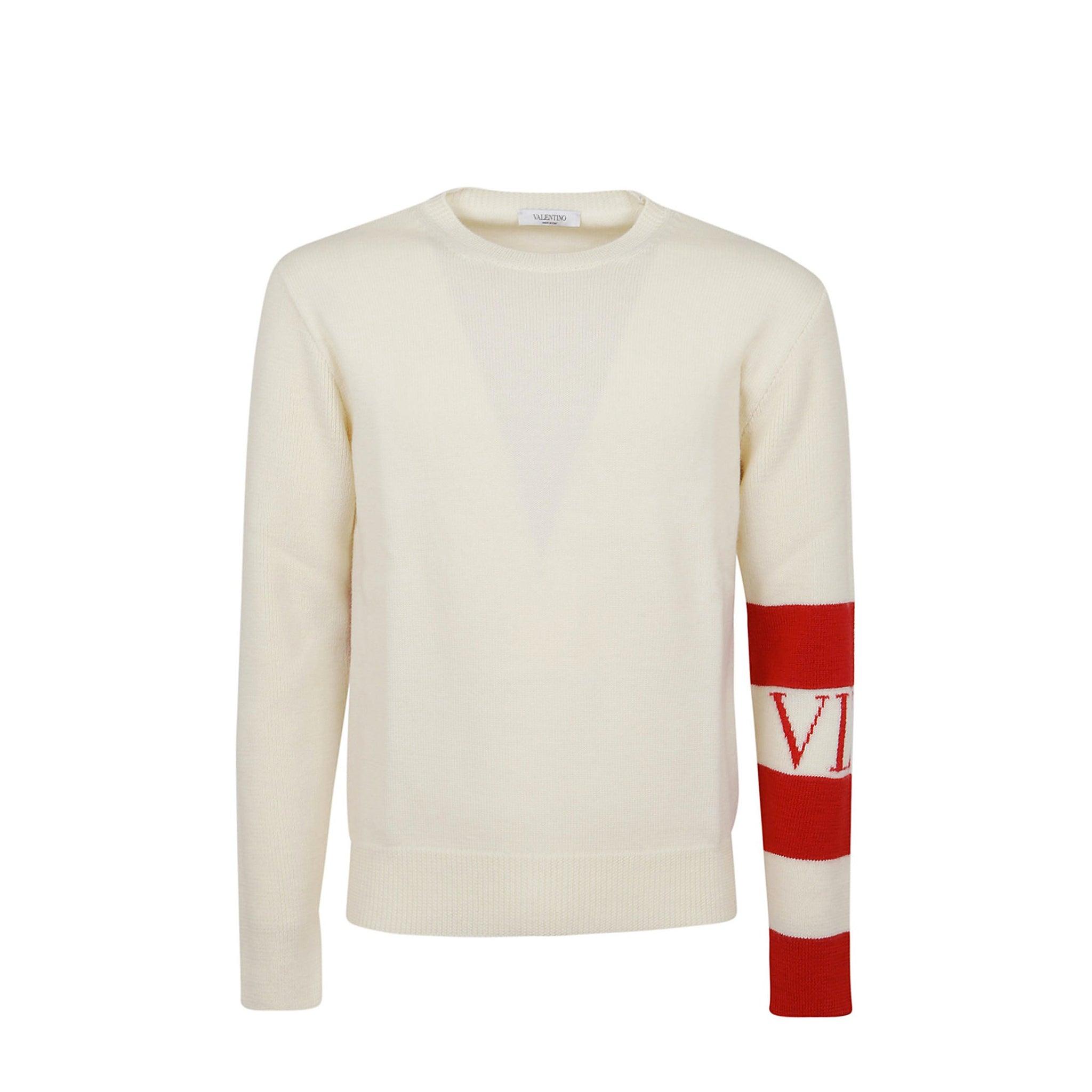 kantsten gas brugerdefinerede Valentino Berger Wool Sweater in White for Men | Lyst