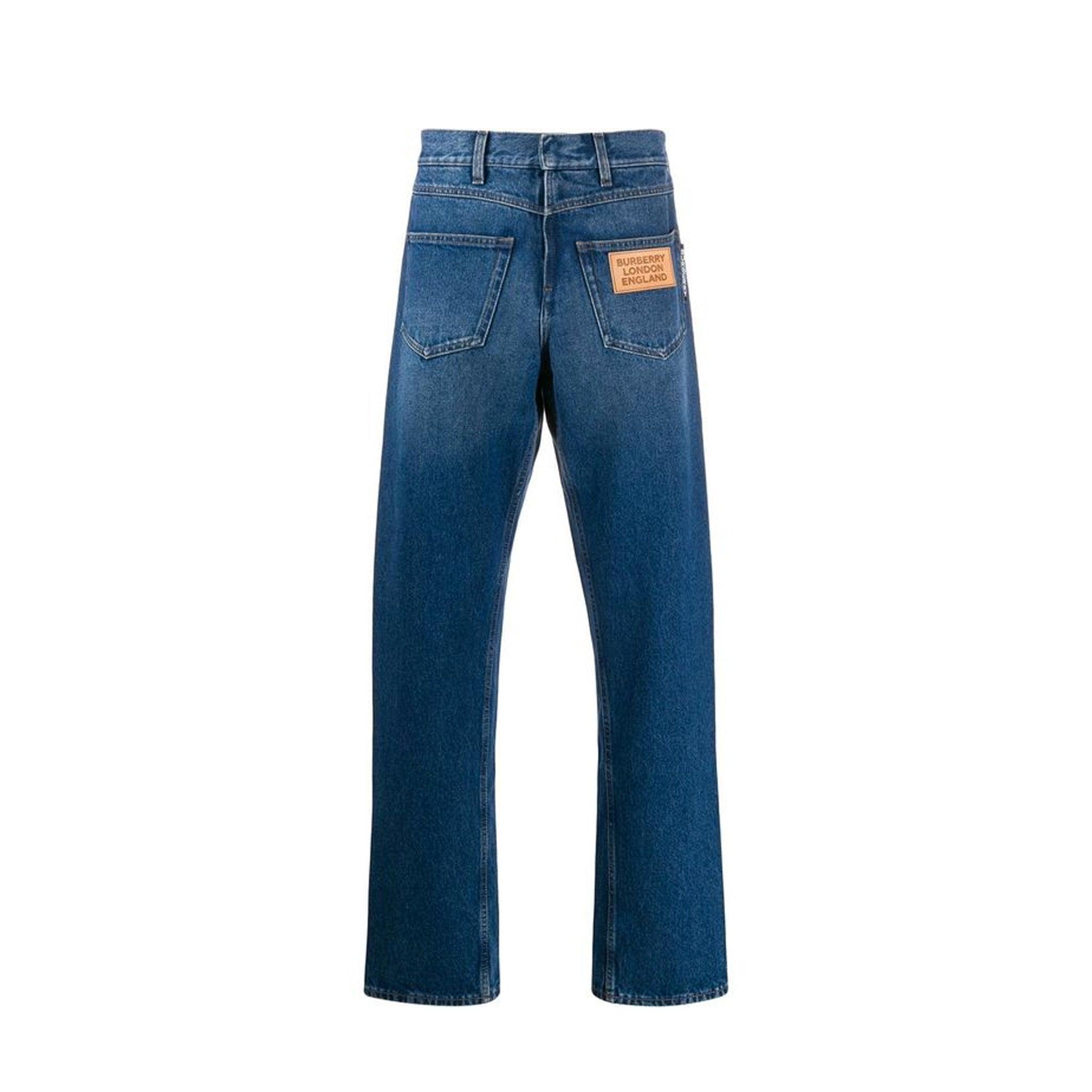 Burberry Back-to-front Jeans in Blue for Men | Lyst