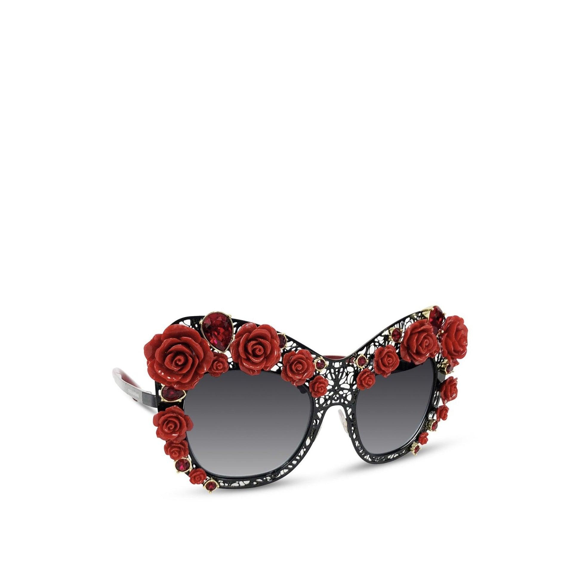 Dolce and gabbana red cat eye glasses sale