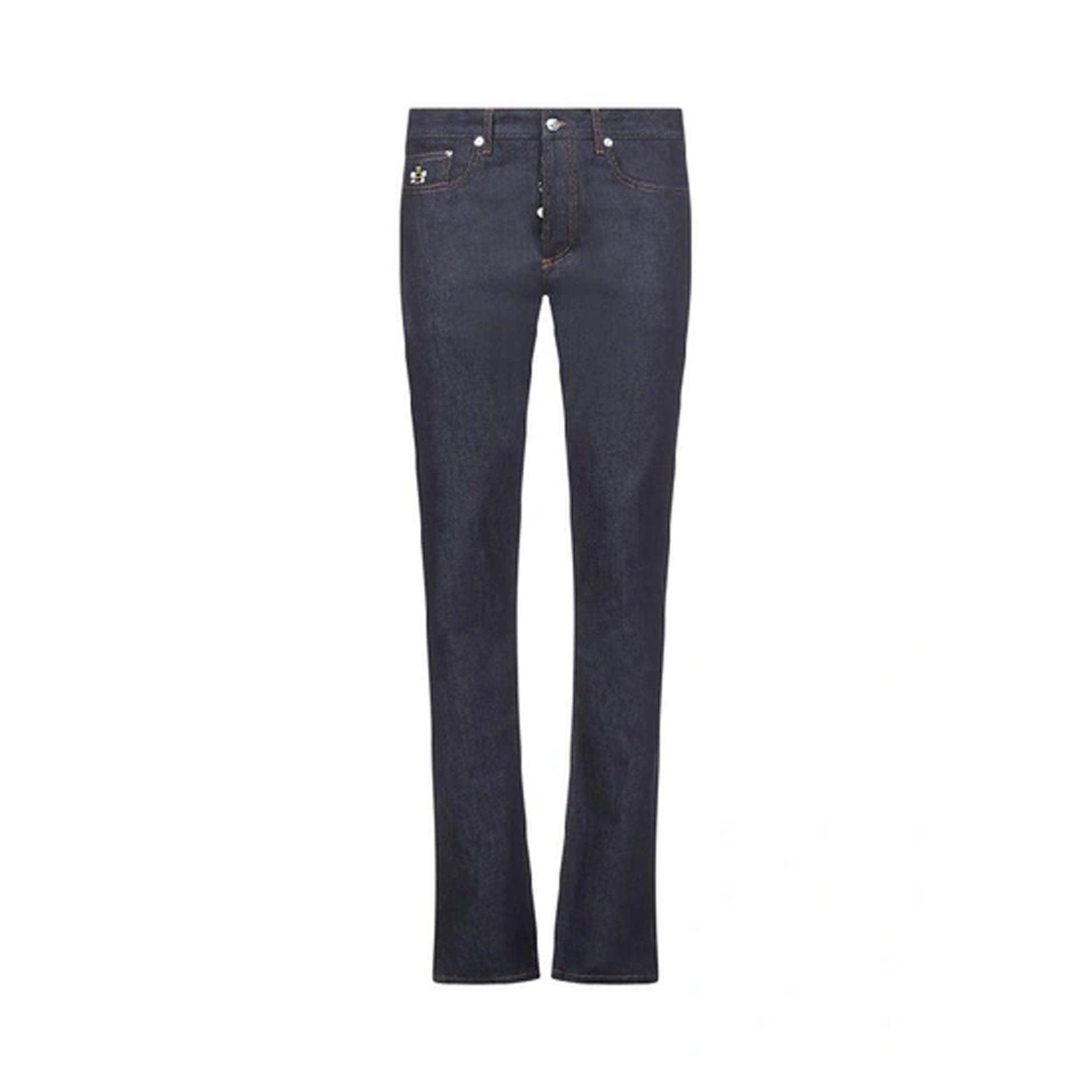 Dior Homme X Kaws Bee Logo Jeans in Blue for Men | Lyst