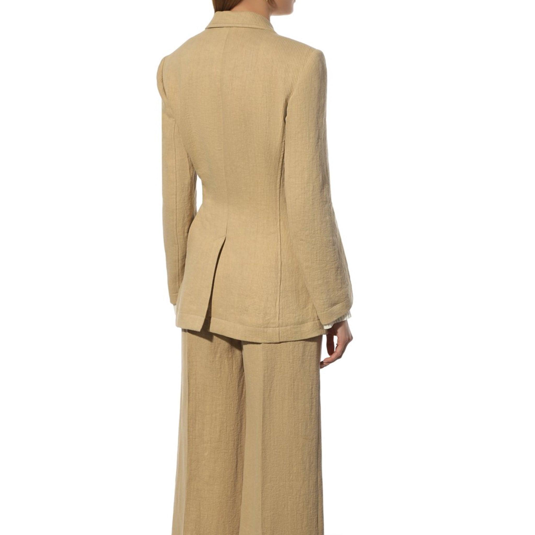 Chloé Linen Jacket in Natural Lyst