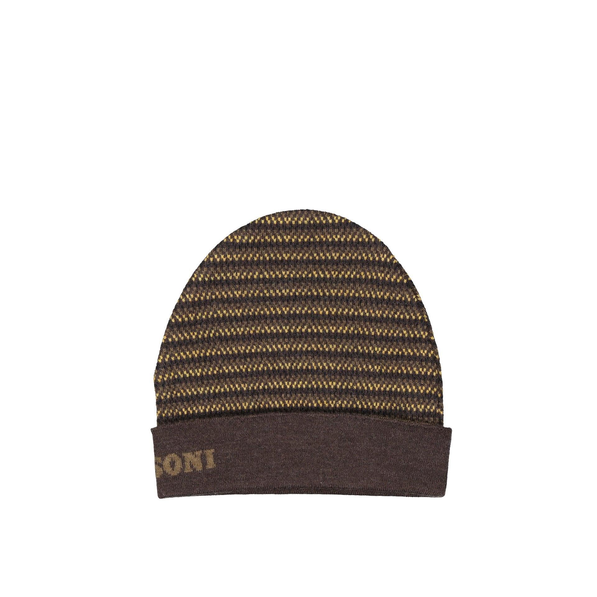 Missoni 100% wool hat brown Missoni Beanie - brown - Zalando.ie main image 2