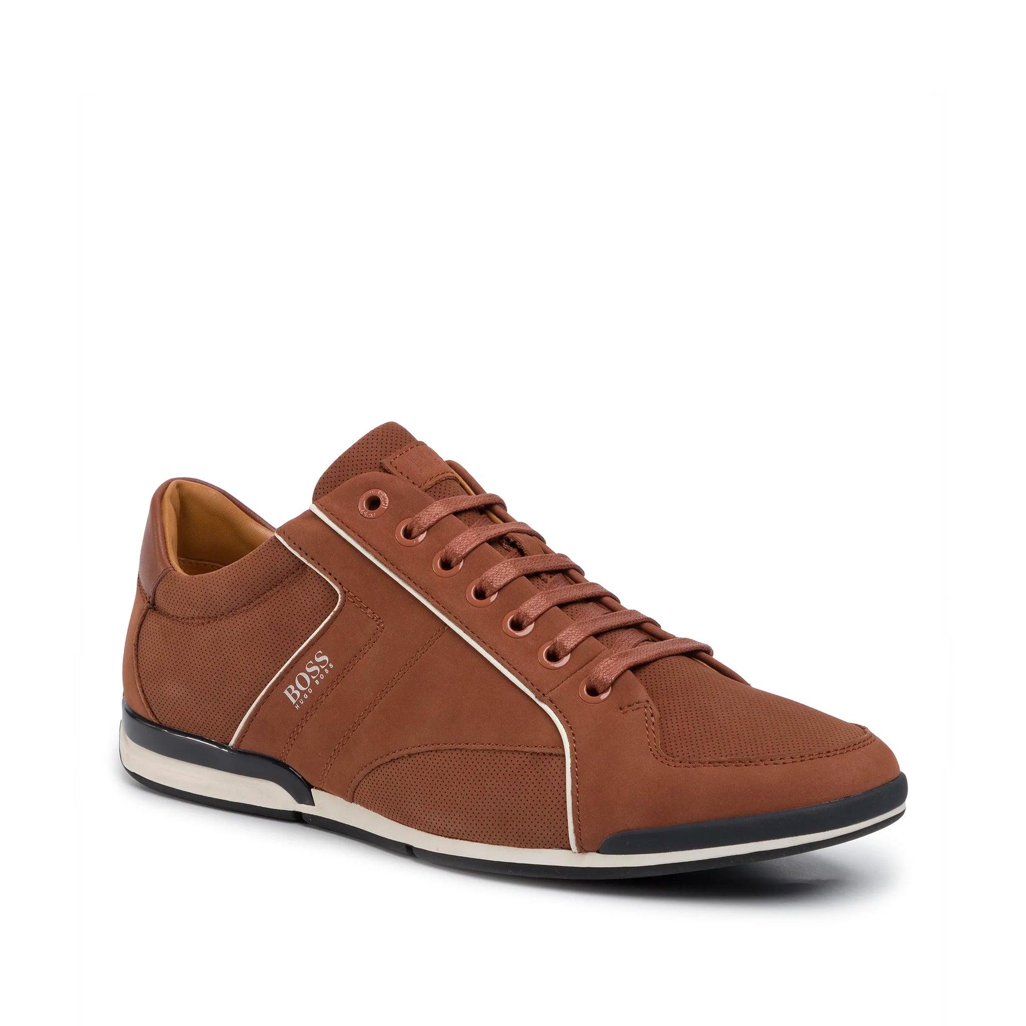 BOSS by HUGO BOSS Leather Sneakers in 