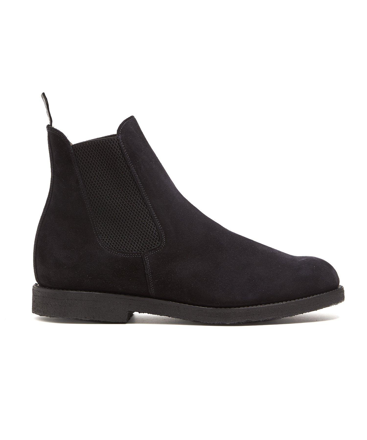 Sanders Chelsea Boots In Black Suede for Men - Save 50% - Lyst