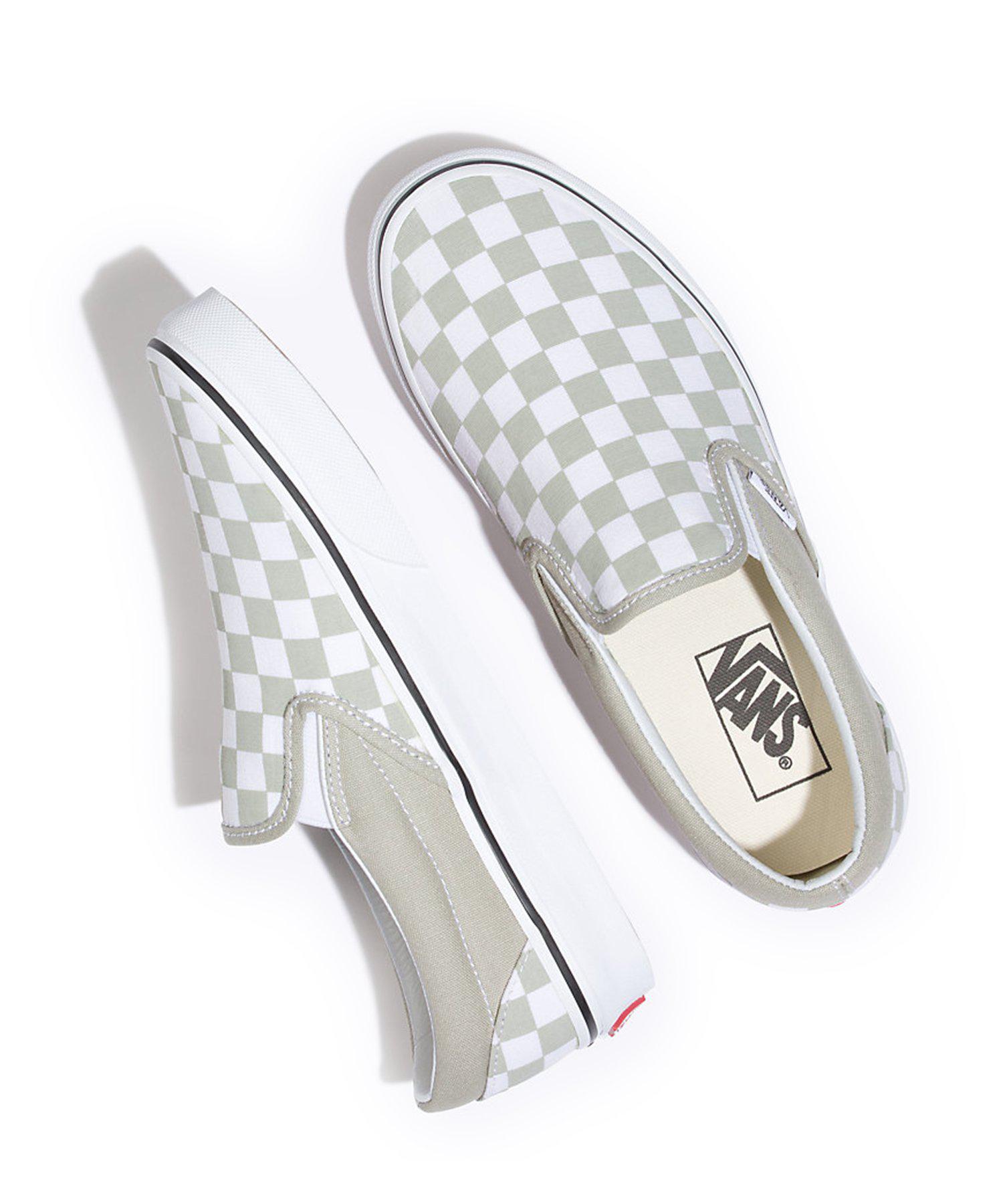 vans desert sage slip on