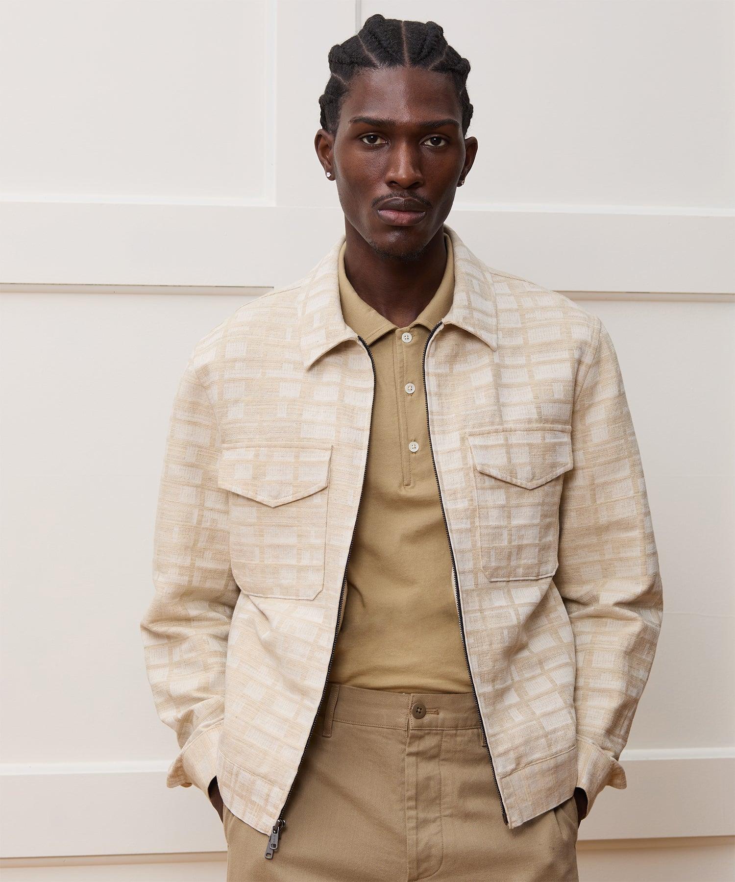 Todd Snyder Textured Linen-cotton Station Jacket in Natural for