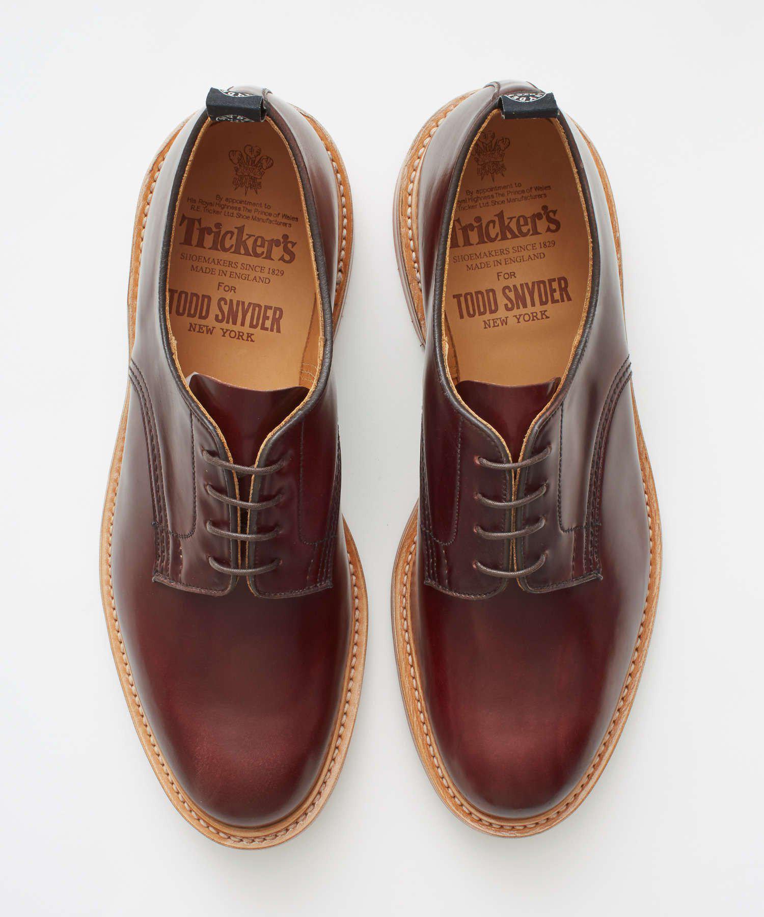 Tricker's Men's Limited Edition Cordovan Leather Derby Shoe