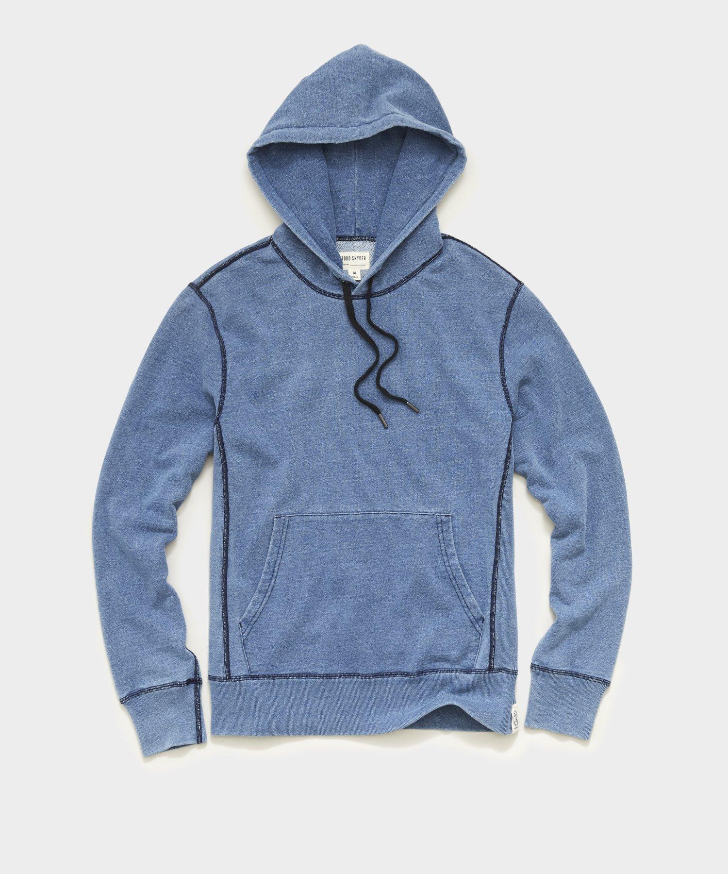 Todd Snyder Cotton Issued By: Popover Hoodie in Light Indigo (Blue) for ...