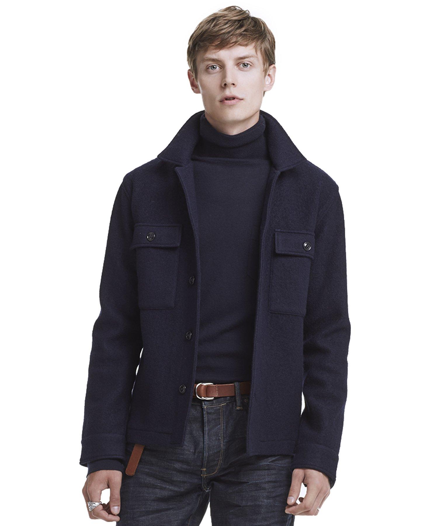 todd snyder italian boucle shirt jacket