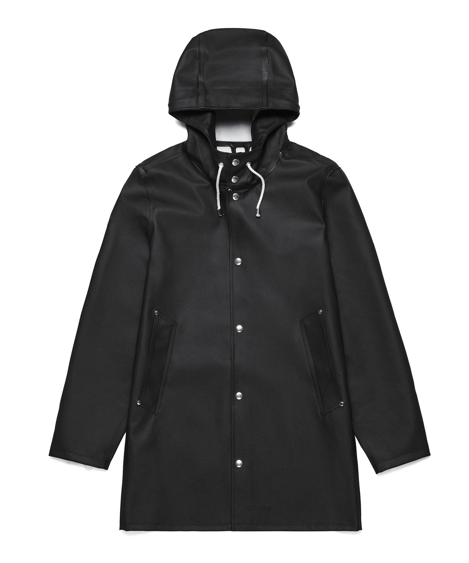 Stutterheim Cotton Stockholm Basic Raincoat In Black for Men - Lyst