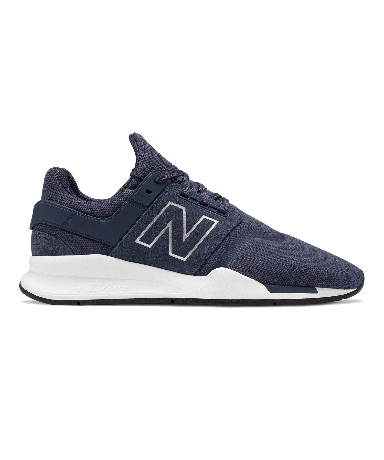 New Balance Leather 247v2 In Navy in Blue for Men - Lyst
