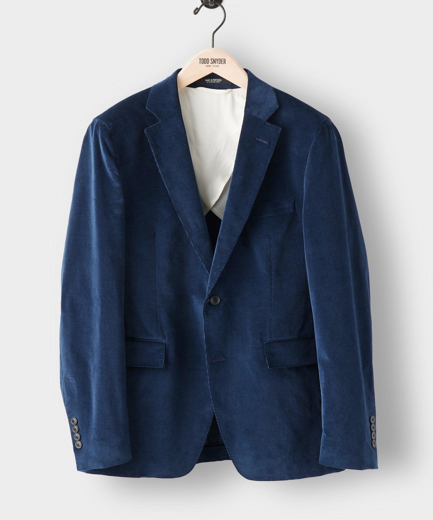 Todd Snyder Italian Navy Fine Corduroy Sutton Suit Jacket in Blue for ...