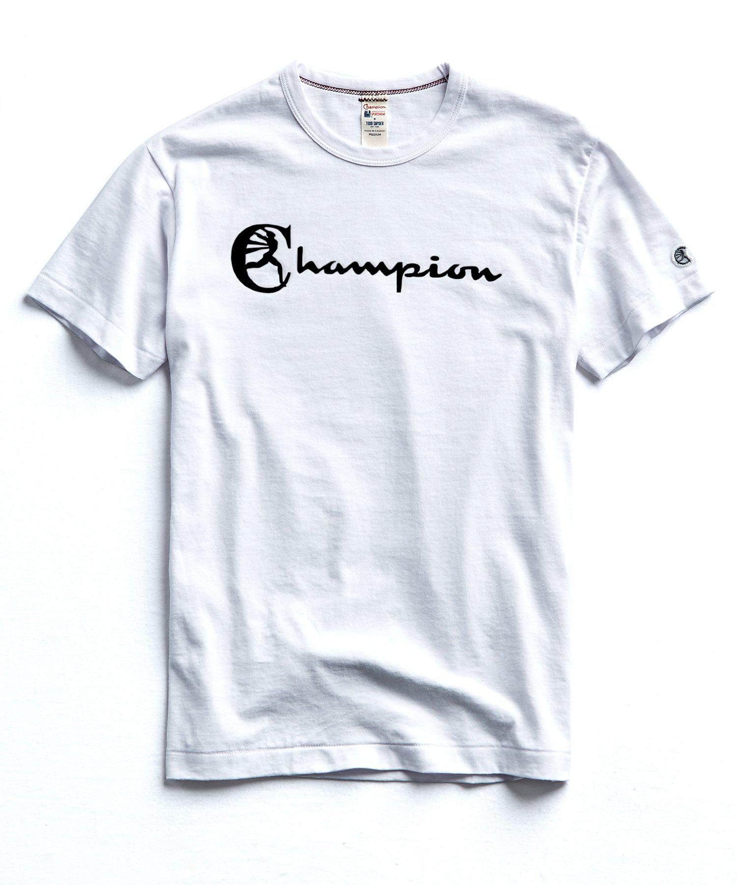 champion graphic tee