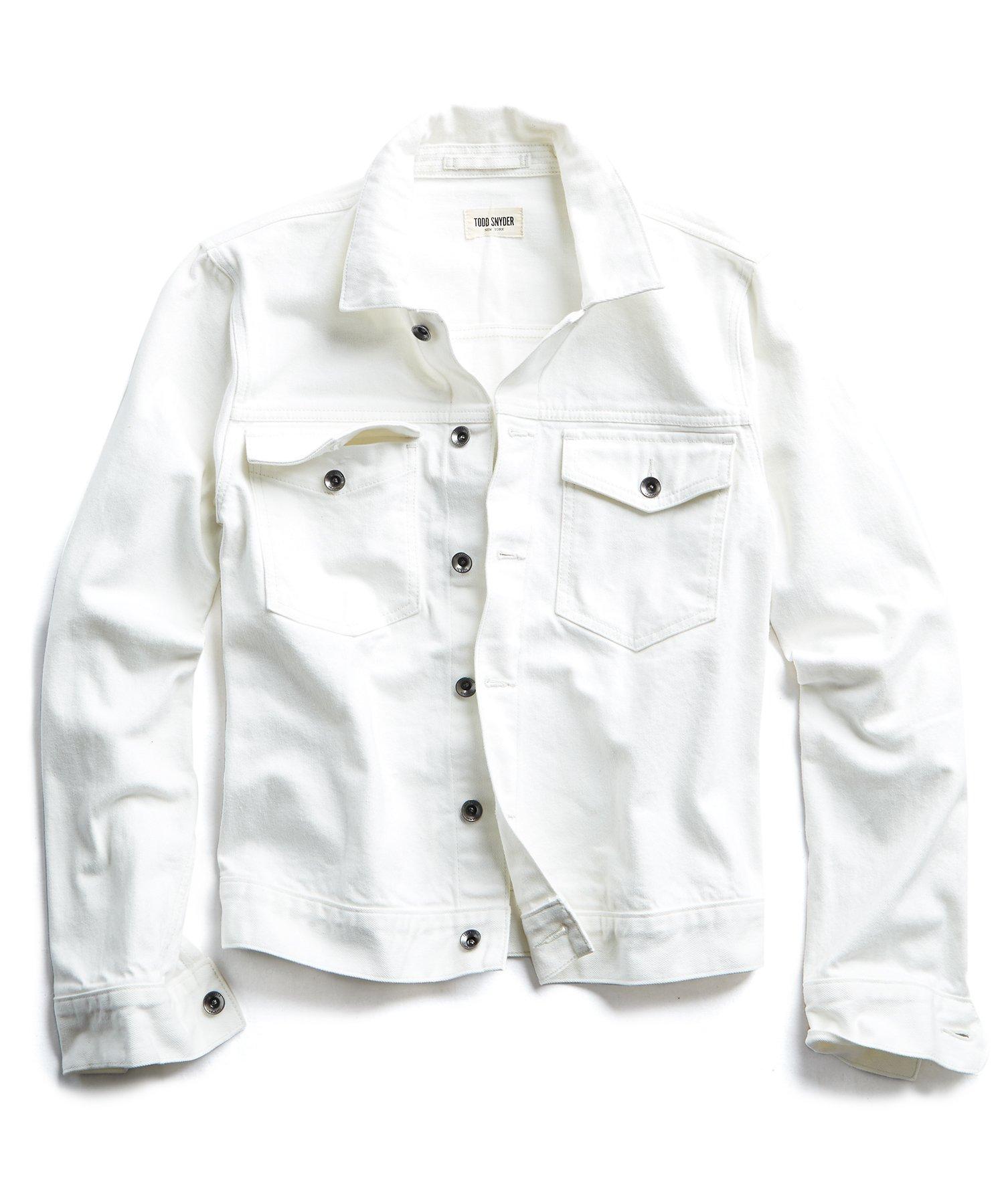 todd snyder japanese stretch selvedge denim jacket