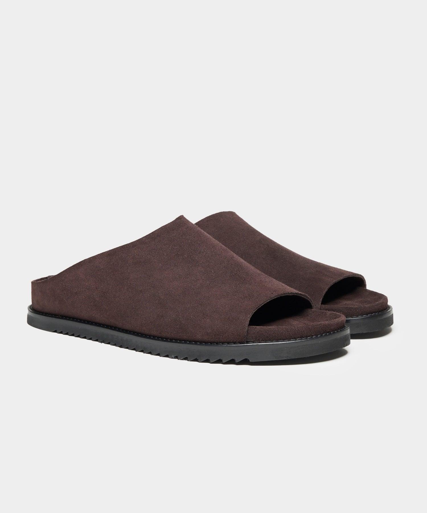 Todd Snyder Nomad Suede Slide in Brown for Men | Lyst display picture 1