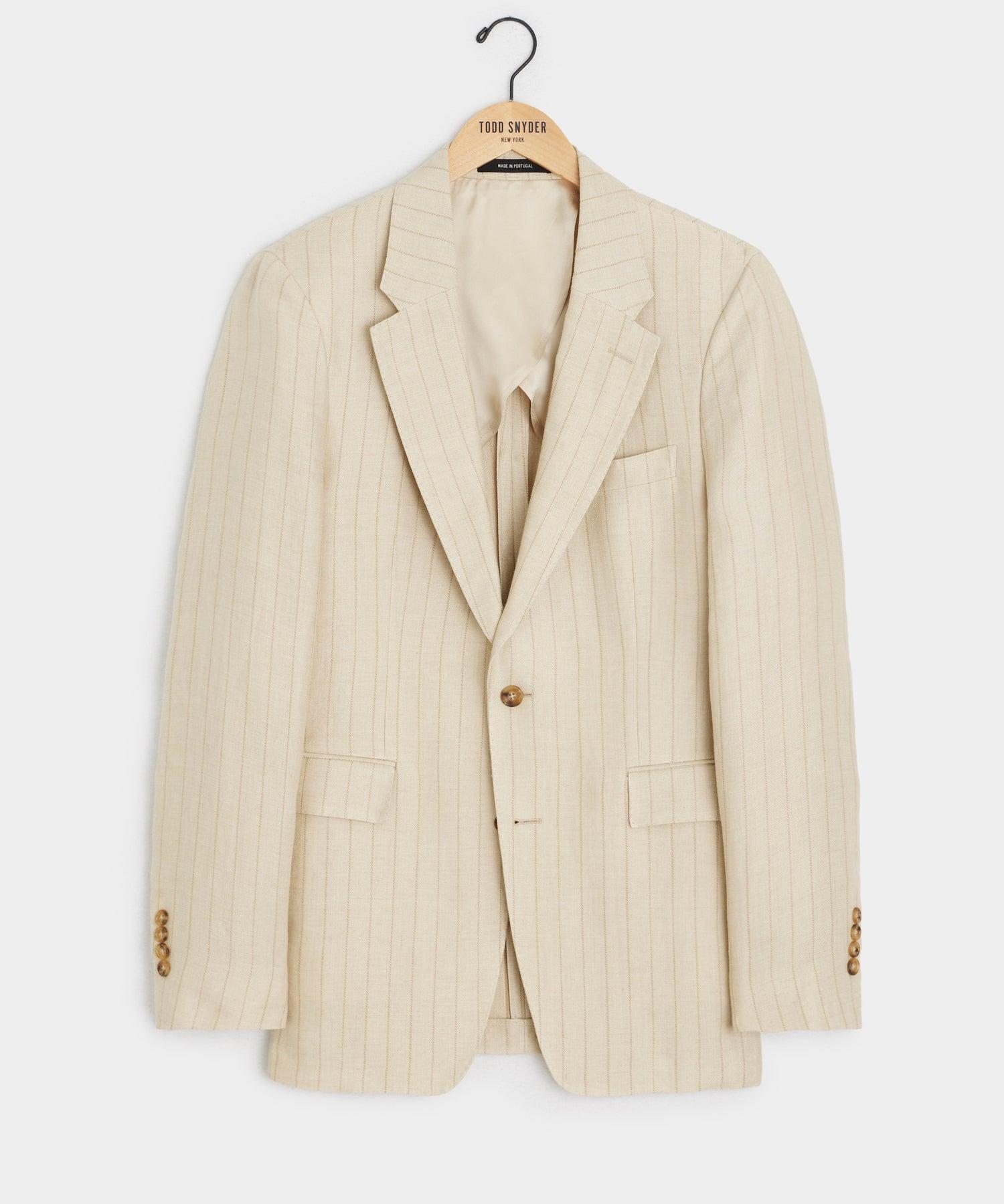 Todd Snyder Italian Linen-silk Sutton Jacket in Natural for Men | Lyst