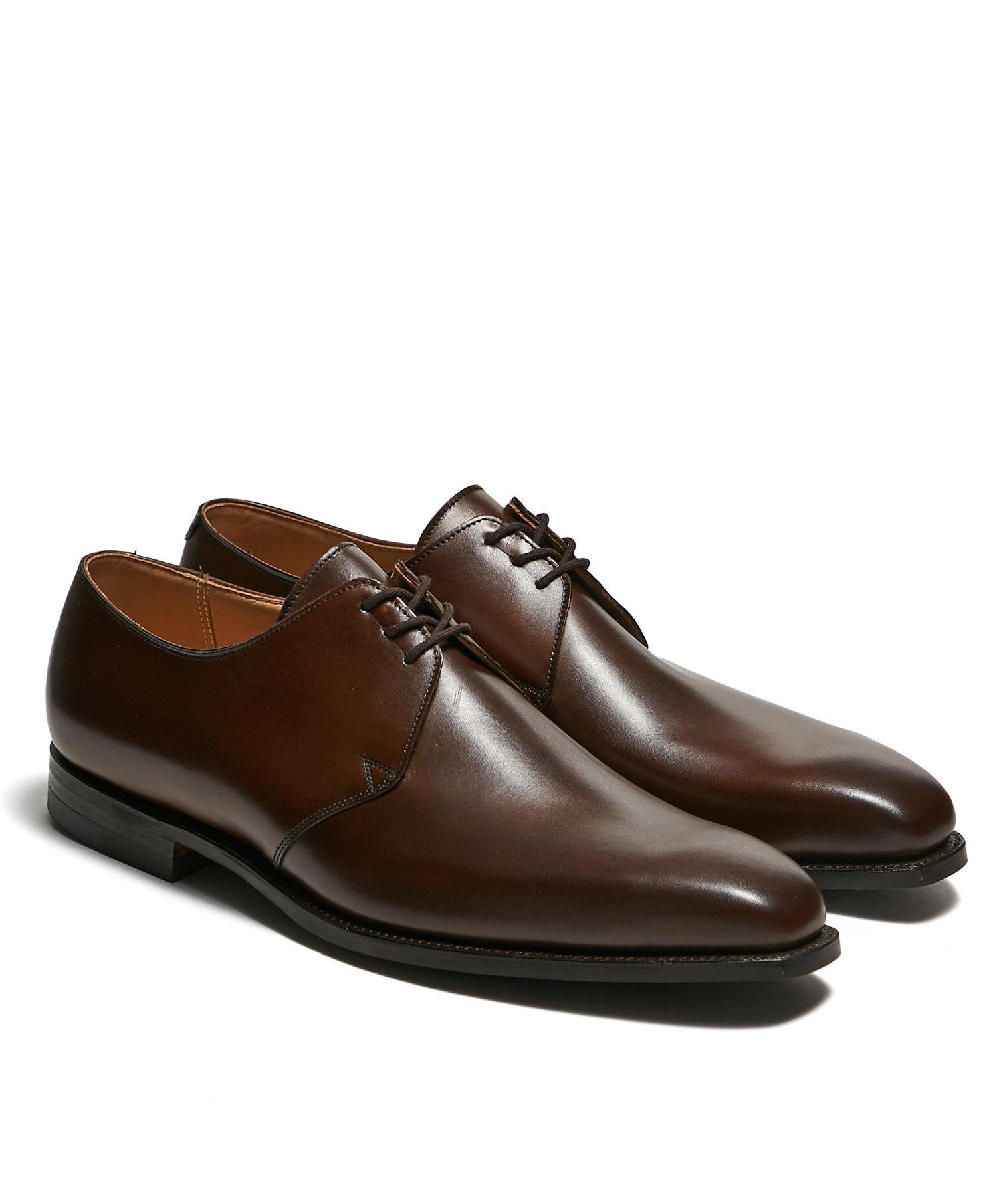 Crockett and Jones Leather Highbury Plain Toe Shoe In Brown Calf for ...