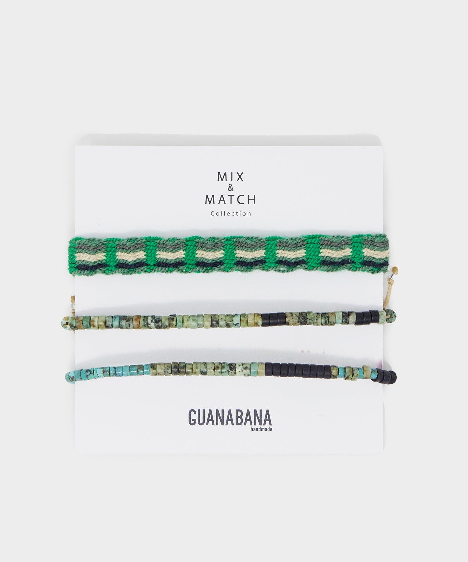 Guanabana Guanbana Green Bracelet Set for Men | Lyst