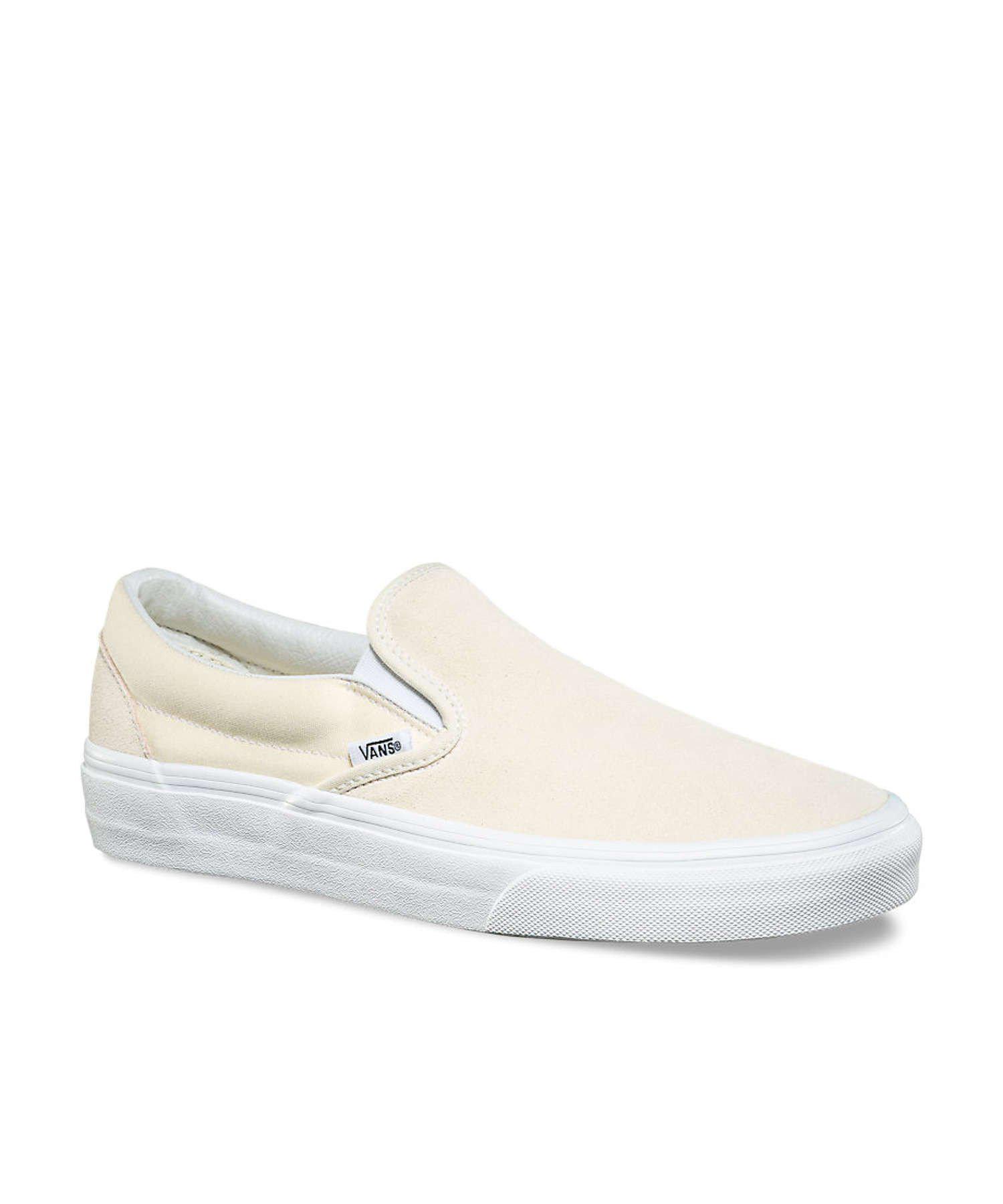 Vans Suede/canvas Slip In Afterglow in Cream (White) - Lyst