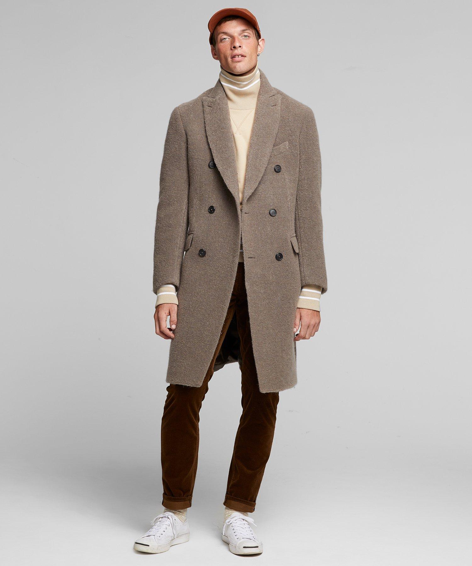 single breasted topcoat