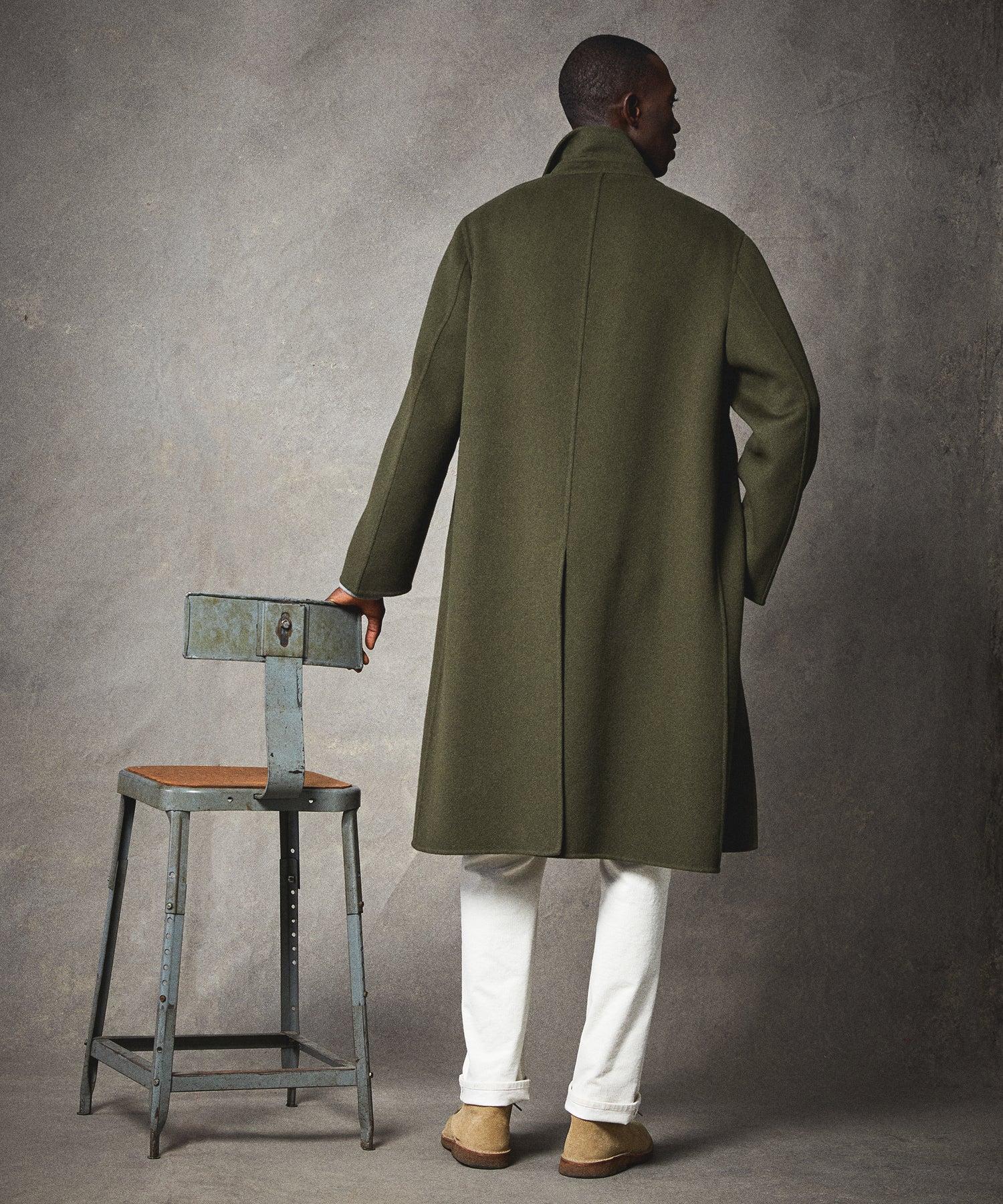 Todd Snyder Italian Cashmere Top Coat in Gray for Men | Lyst