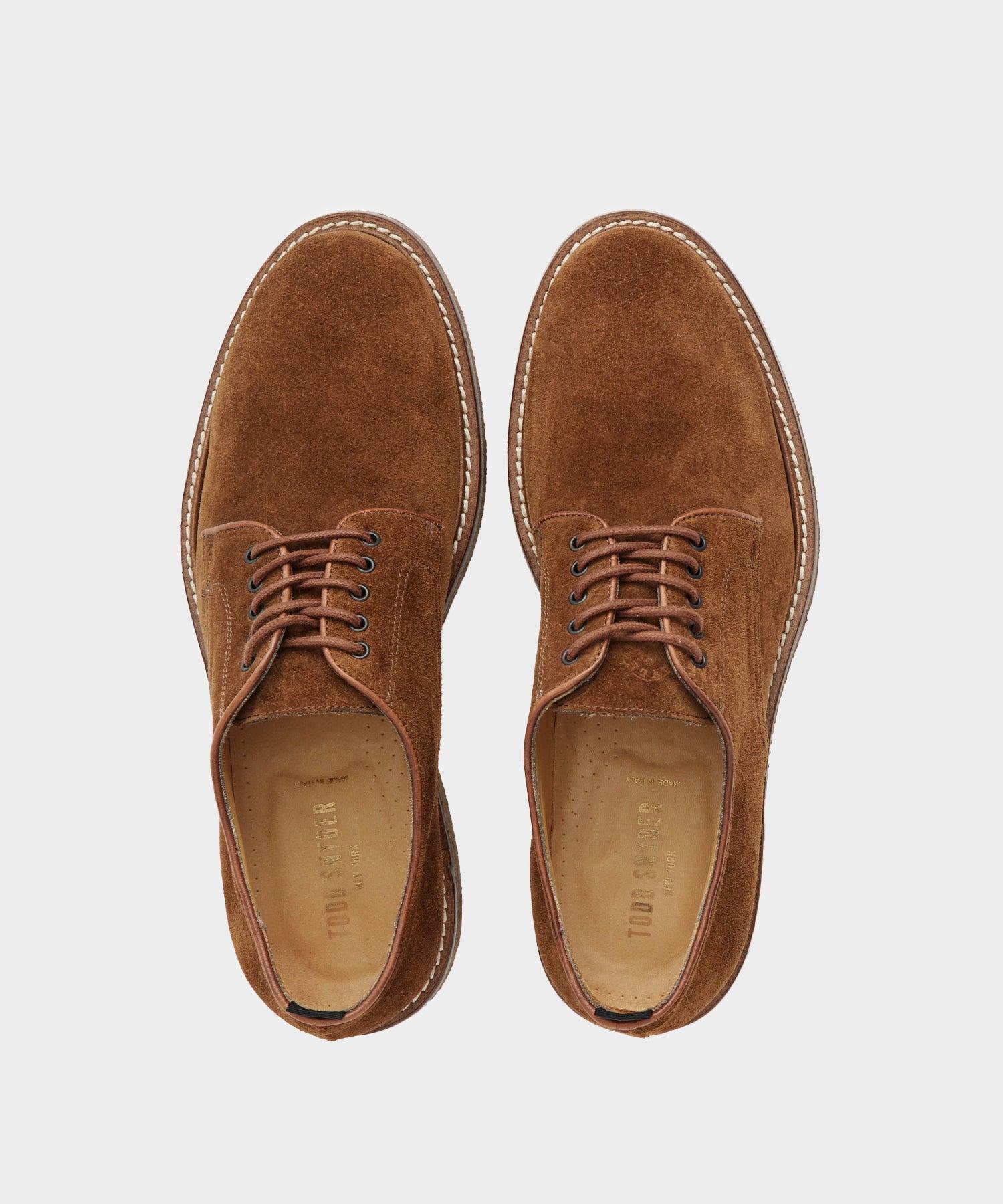 Todd Snyder Nomad Derby Men\'s Brown Suede Lace-Up Casual Shoes Sz 9.  Bag4 In Review: Todd Snyder Nomad Chukka Boots in Suede main image 3