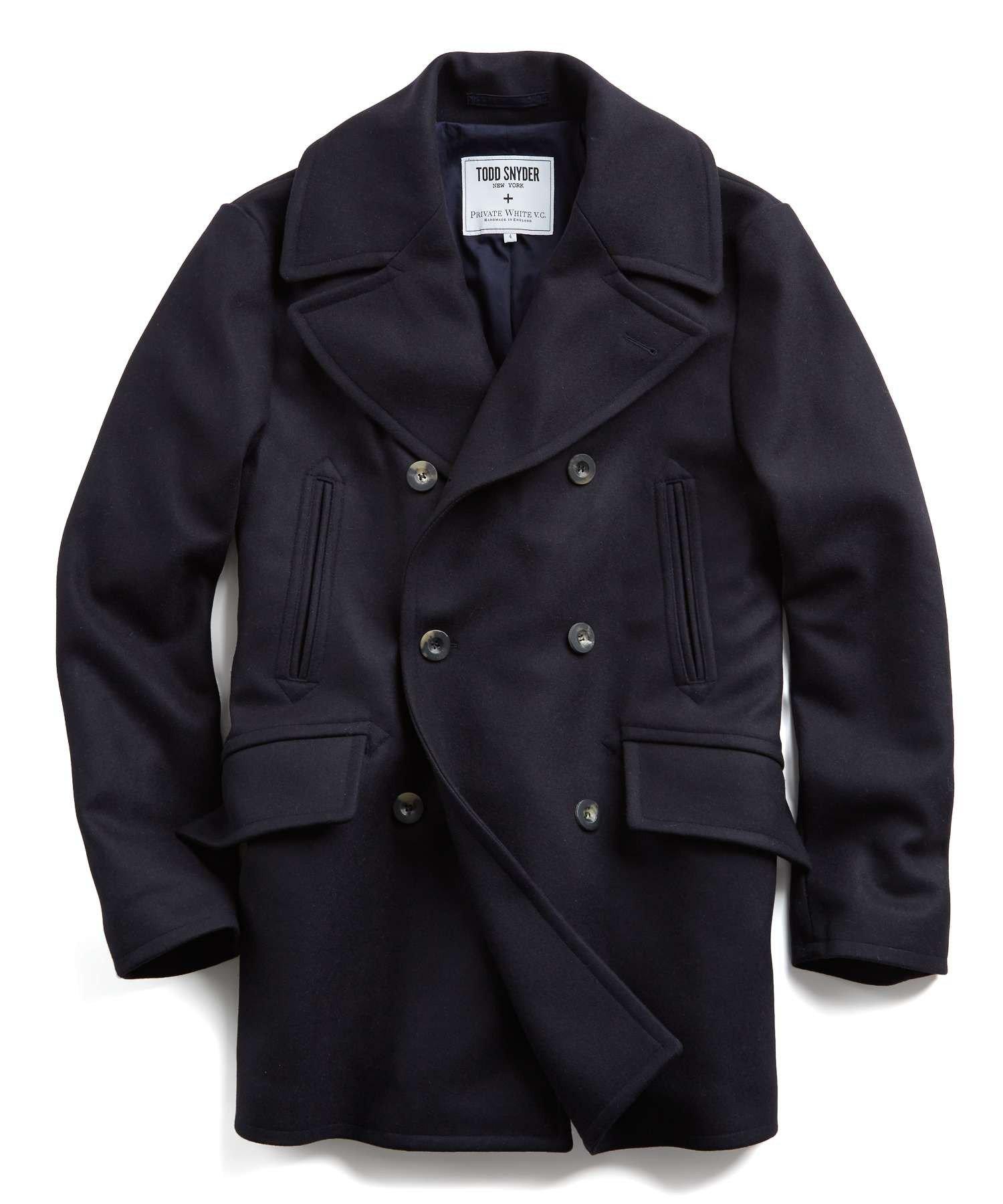 Todd snyder x private white manchester wool peacoat Clearance