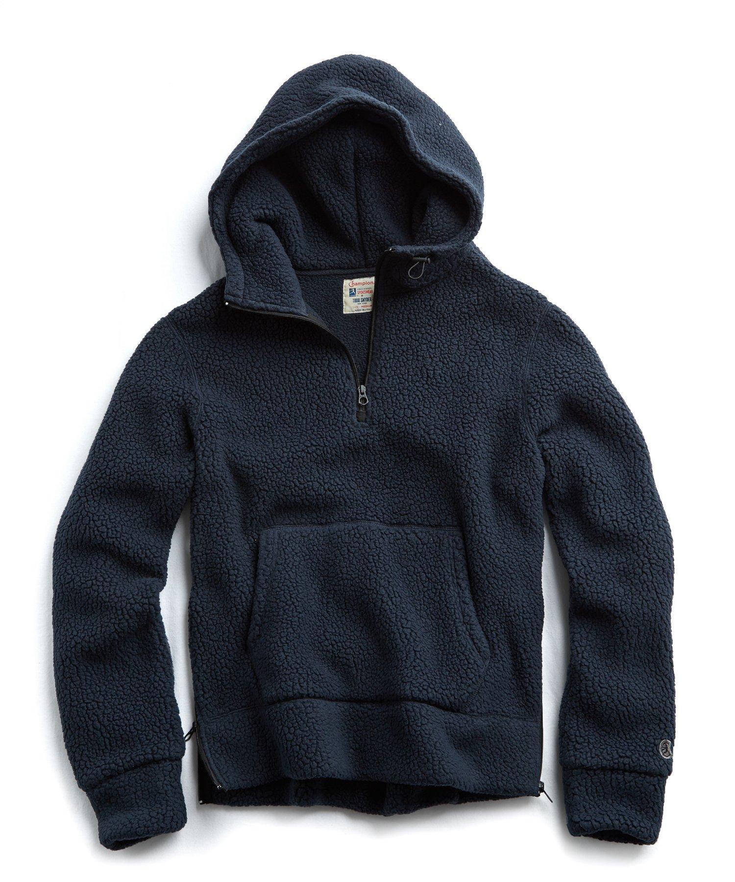 Polartec sherpa popover hoodie Clearance