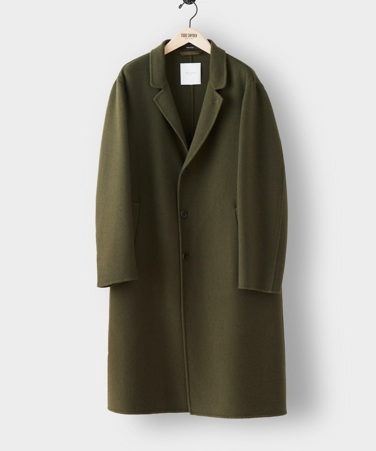 Todd Snyder Italian Cashmere Top Coat in Gray for Men Lyst