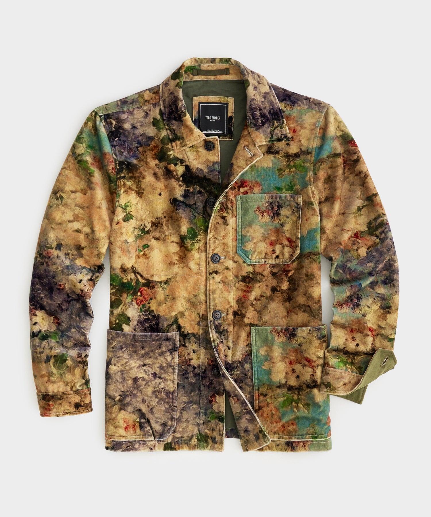 Todd snyder camo bomber hotsell